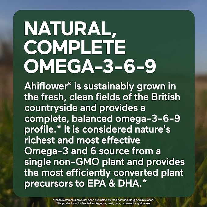 SMARTERNUTRITION Ubiquinol 100mg + Natural Plant-Based Complete Omega 3 6 9 - Clinically Studied Ahiflower® Oil - Ultra Absorption CoQ10 for Heart Support - Non-GMO - 360 Softgels[180-Day Supply]