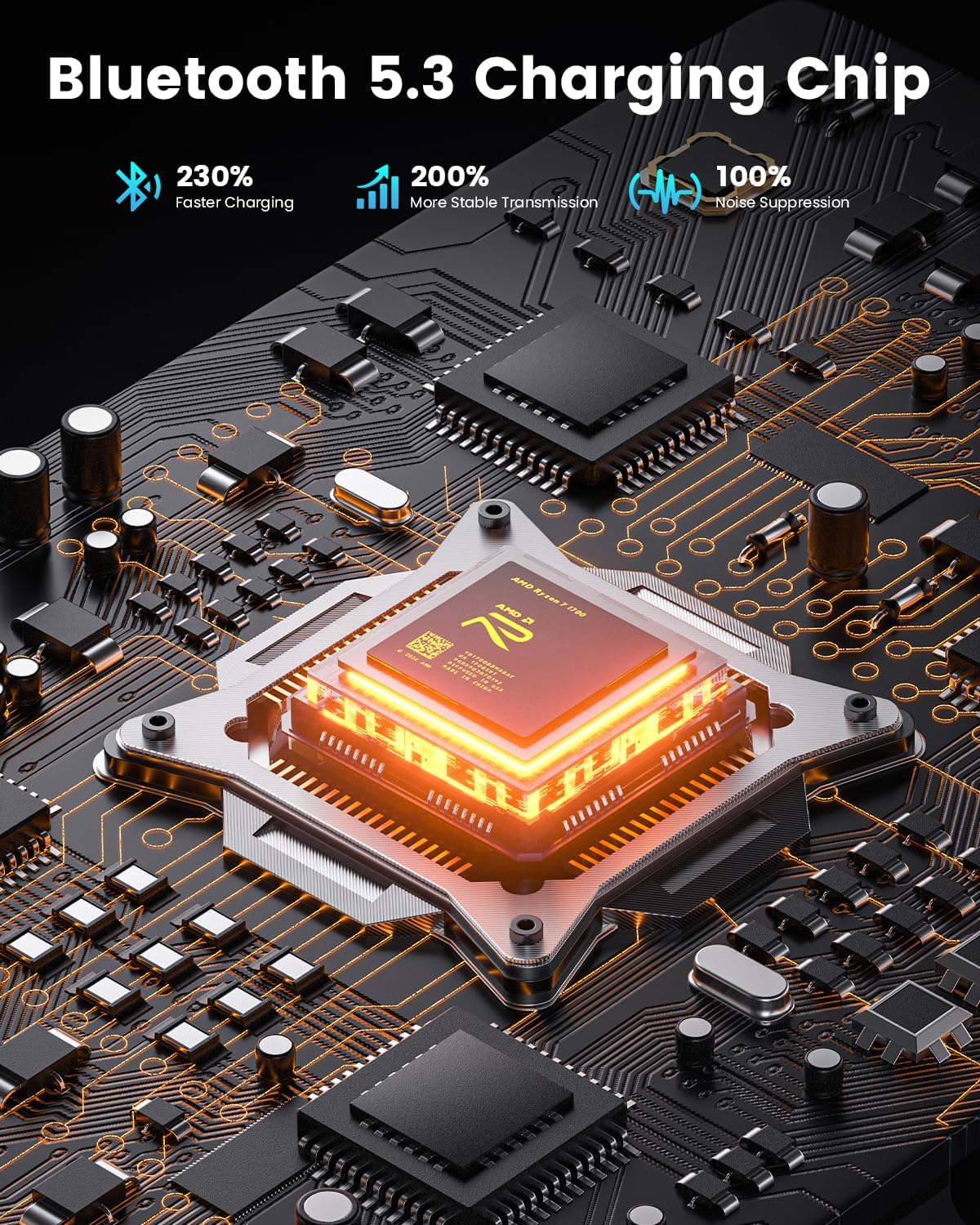 [2025 Upgraded] 81W Retractable PD Car Charger with Bluetooth 5.3, FM Transmitter, Hands-Free Calling, MP3 Player, USB & LED Display – USB-C Bluetooth Adapter for All Phones