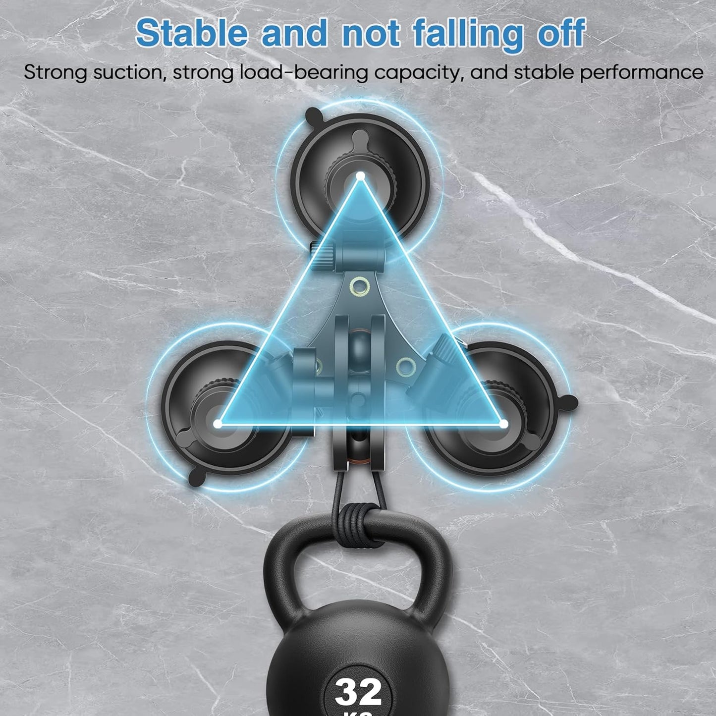 Radar Detector Mount, Triangular Suction Cup Mount,Windshield Radar Detector Suction Cup Bracket (for Valentine V1 Radar Detector Model)