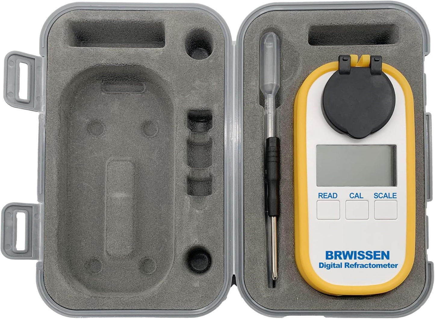 Digital Refractometer 5-in-1 Antifreeze Coolant Diesel Exhaust Fluid DEF Tester - Urea Concentration, Antifreeze & Car Windshield Washer Fluid Freeze Point Detector