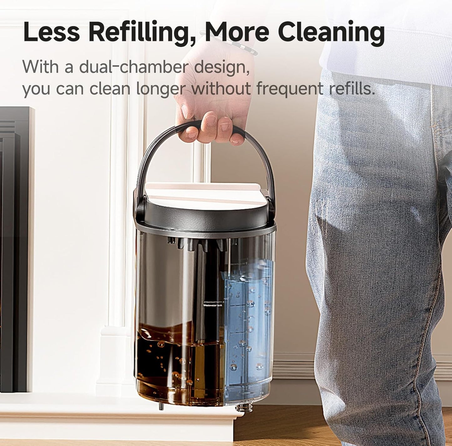 uwant Portable Carpet Cleaner 18Kpa Powerful Suction Spot Upholstery Cleaner for Deep Cleaning Self-Cleaning Carpet Cleaner Machine with Exclusive Specialty Tools (Pro 18Kpa)