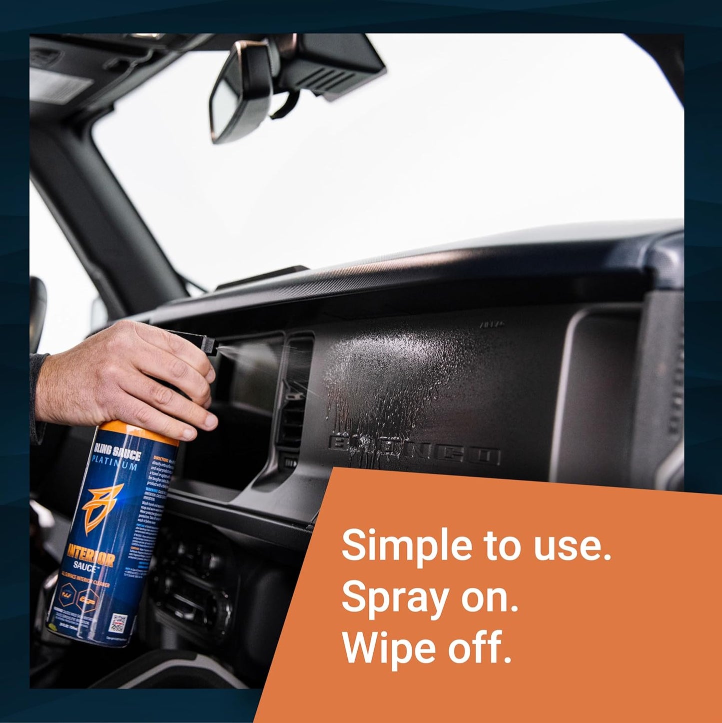 Platinum Interior Sauce, All Surface Automotive Interior Cleaner for Cars, Trucks, SUVs, 24oz.