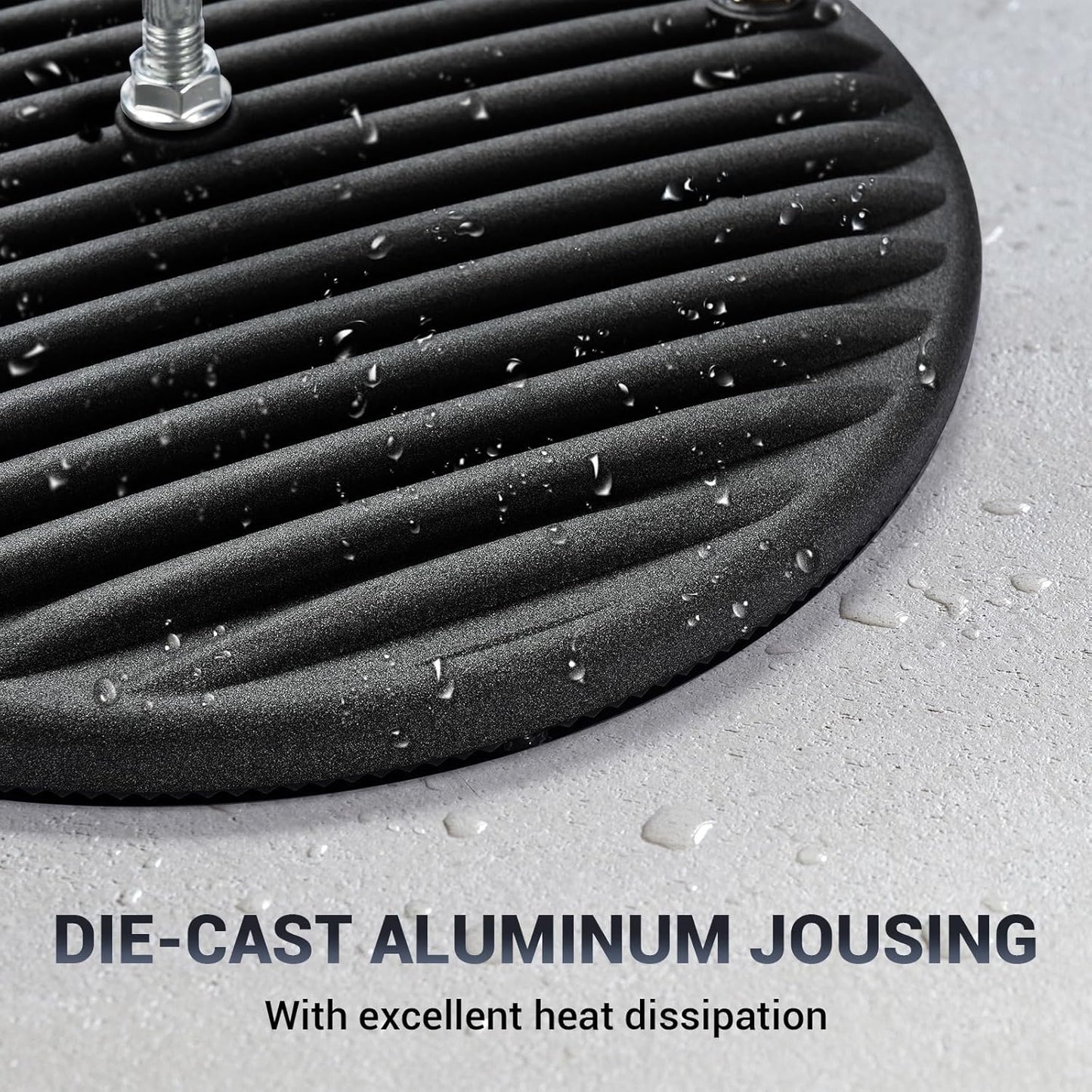 100W UFO Led High Bay Light(10 Pack),IP66 Waterproof,120VAC,15050LM 5000K Daylight Area Lighting,450W MH/HPS with Plug Commercial Bay Lighting for Warehouse/Shop/Workshop/Barn/Gym/Factory