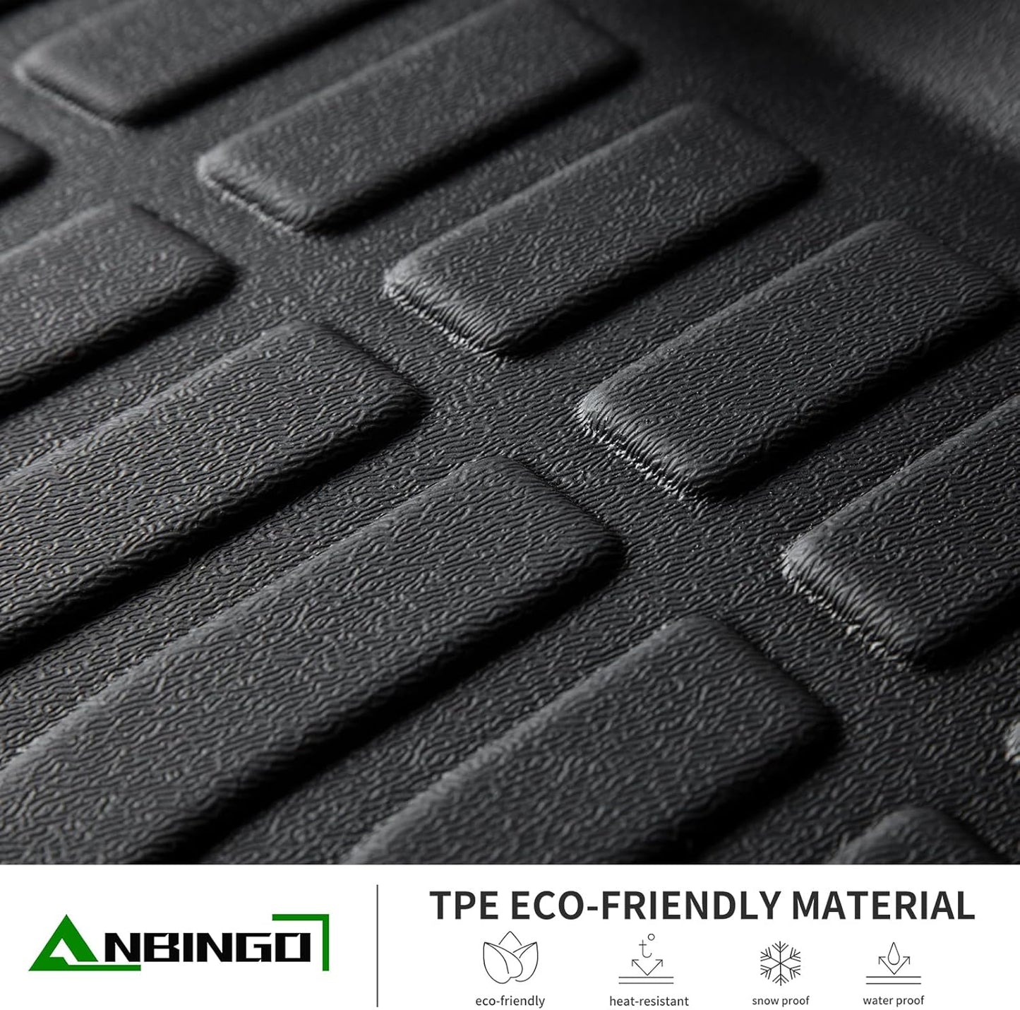 ANBINGO®Floor Mats & Cargo Mat Fit for 2011-2023 Dodge Charger AWD All Weather Trunk Mats for Dodge Charger AWD Durable Waterproof Floor Liners Charger Accessories Black