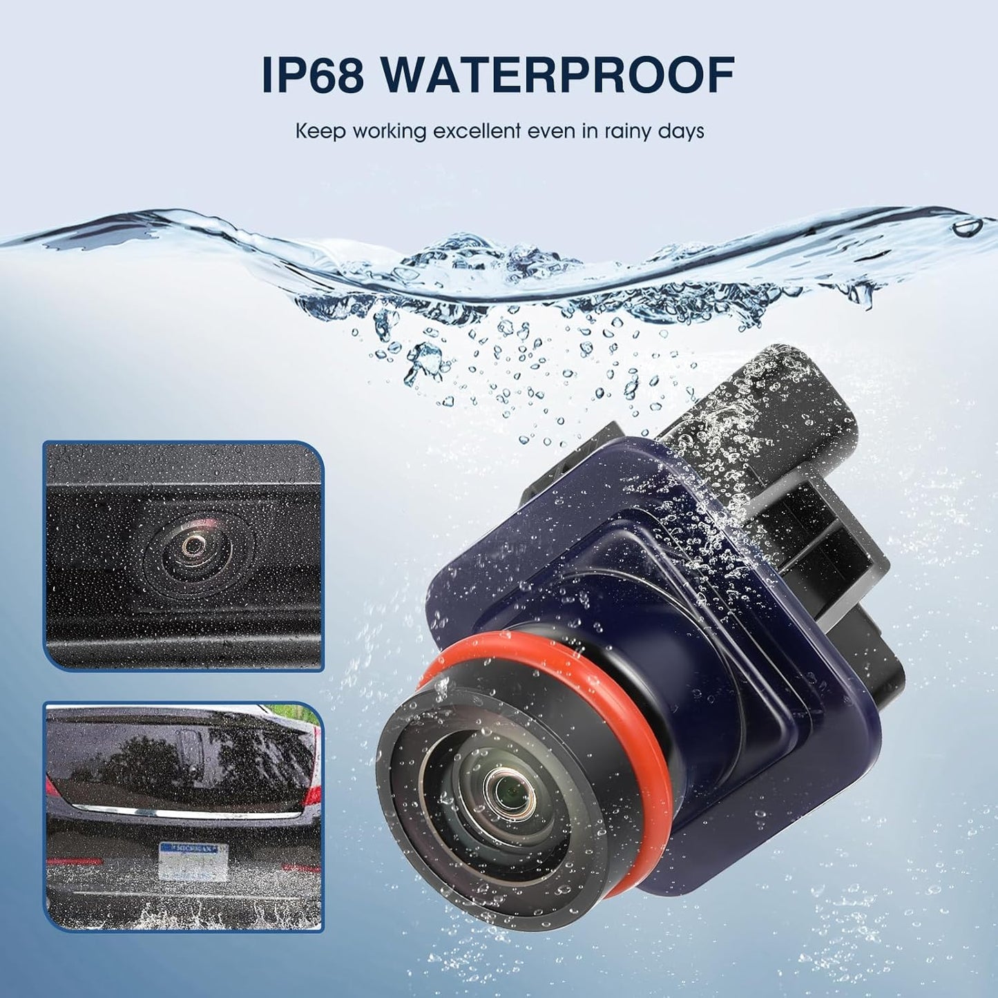 Rear View Backup Reverse Camera Fit for Lincoln MKS 2013-2016,Safety Parking Back Up Assist Camera OE Number EA5T-19G490-AA EA5T19G490AA EA5Z-19G490-B DA5Z-19G490-A