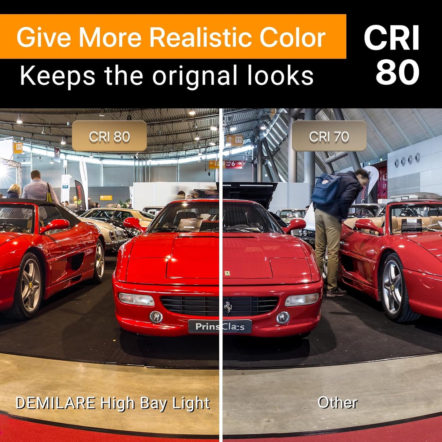 Led High Bay Light 150W, 5000K Bright High Bay Led Lights 22500LM, Durable UFO Bay Lighting (150LM/W) for Workshop, Garage, Barn