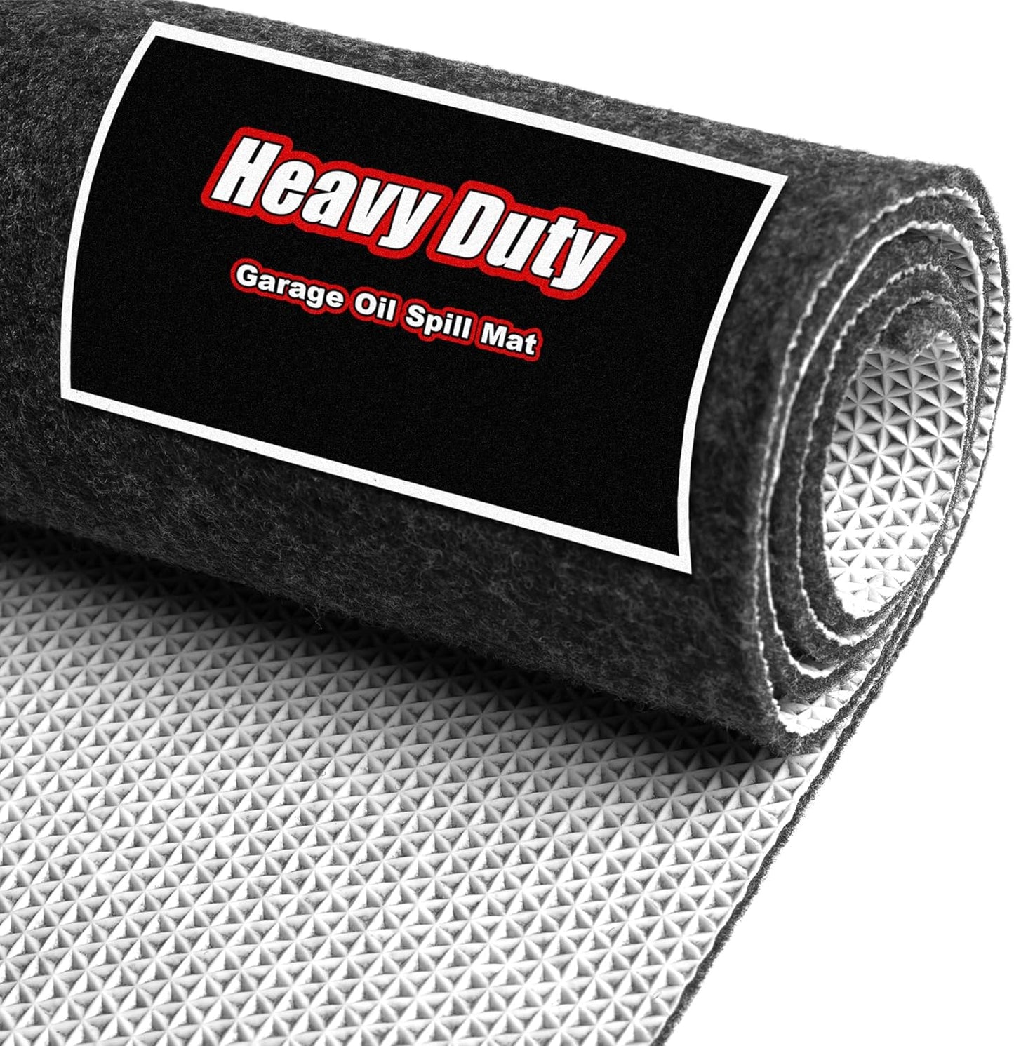 Oil Spill Mat, Garage Floor Mat for Garage & Workshop, 60″×72″ Reusable Floor Protector, Waterproof with Non‑Slip Rubber Backing, High‑Absorbency
