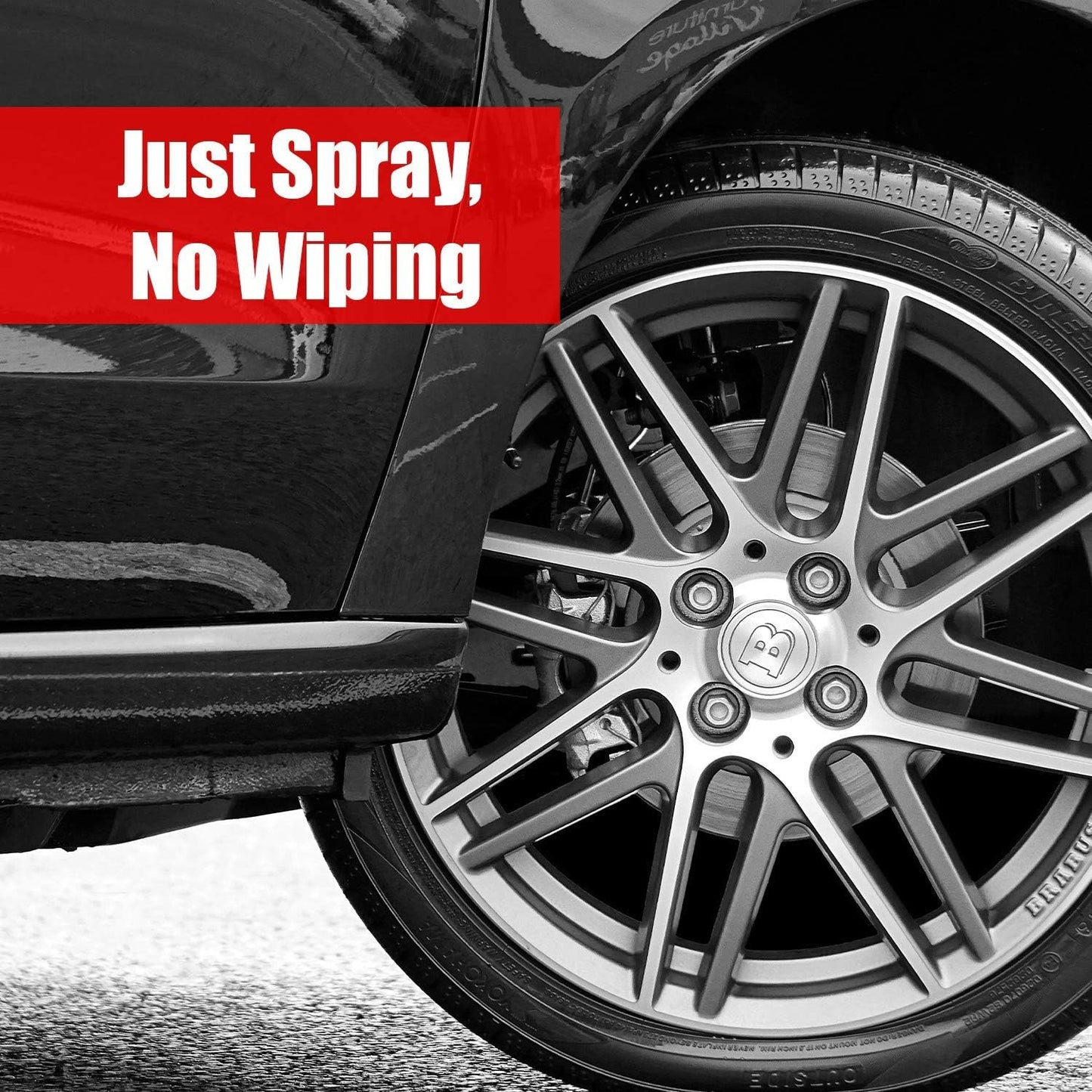 Stoner Car Care 91044 Original More Shine Tire Finish for Tire and Wheel Care Creates a Long-Lasting, Rain-Resistant Tire Shine, Makes Faded Tires Look New, Non-Greasy Formula, 12 Oz, Pack of 1