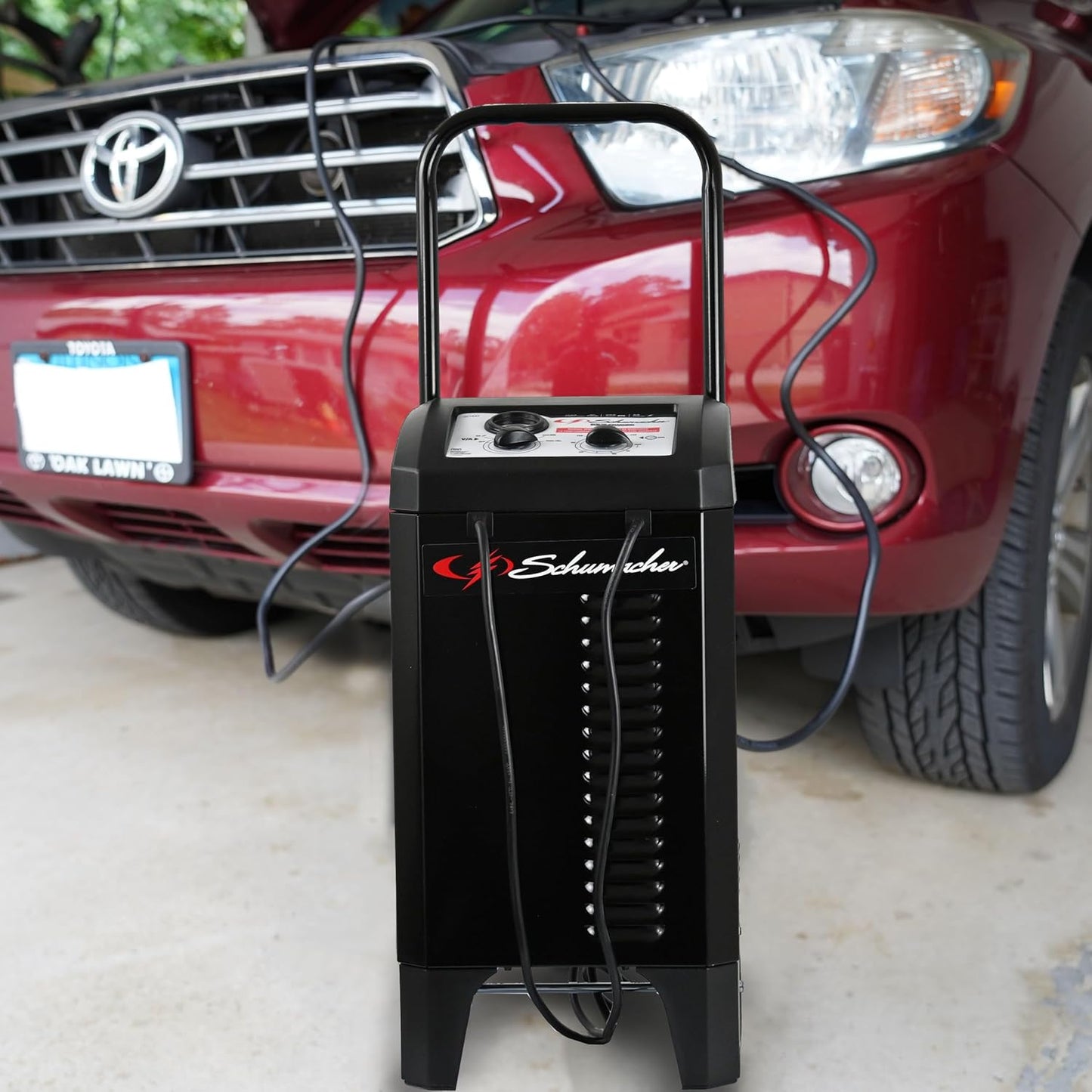 Schumacher Electric Manual Battery Charger & Engine Starter - 12V, 150A with 25A Boost - Heavy Duty Engine Starter & Charger for Standard, AGM, Gel & Deep-Cycle Batteries - 6-Foot Output Cables SC1437