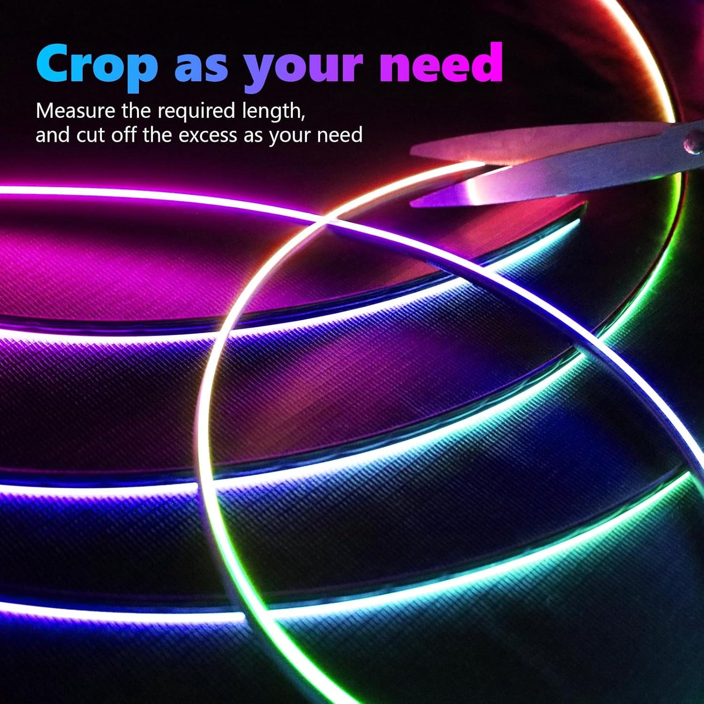 Acrylic Interior Car LED Strip Light, Car Neon Light with APP Control,16 Million Dreamcolor Sound Activated Car Accessories Car Ambient Light Kit with RGB 18 in 1 and 213 Modes 175 inches 593 LED