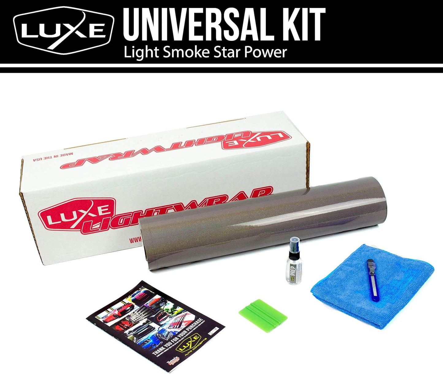 Luxe LightWrap Light Star Power Universal Headlight Tail Light Tint Kit (20” x 3 Yard)