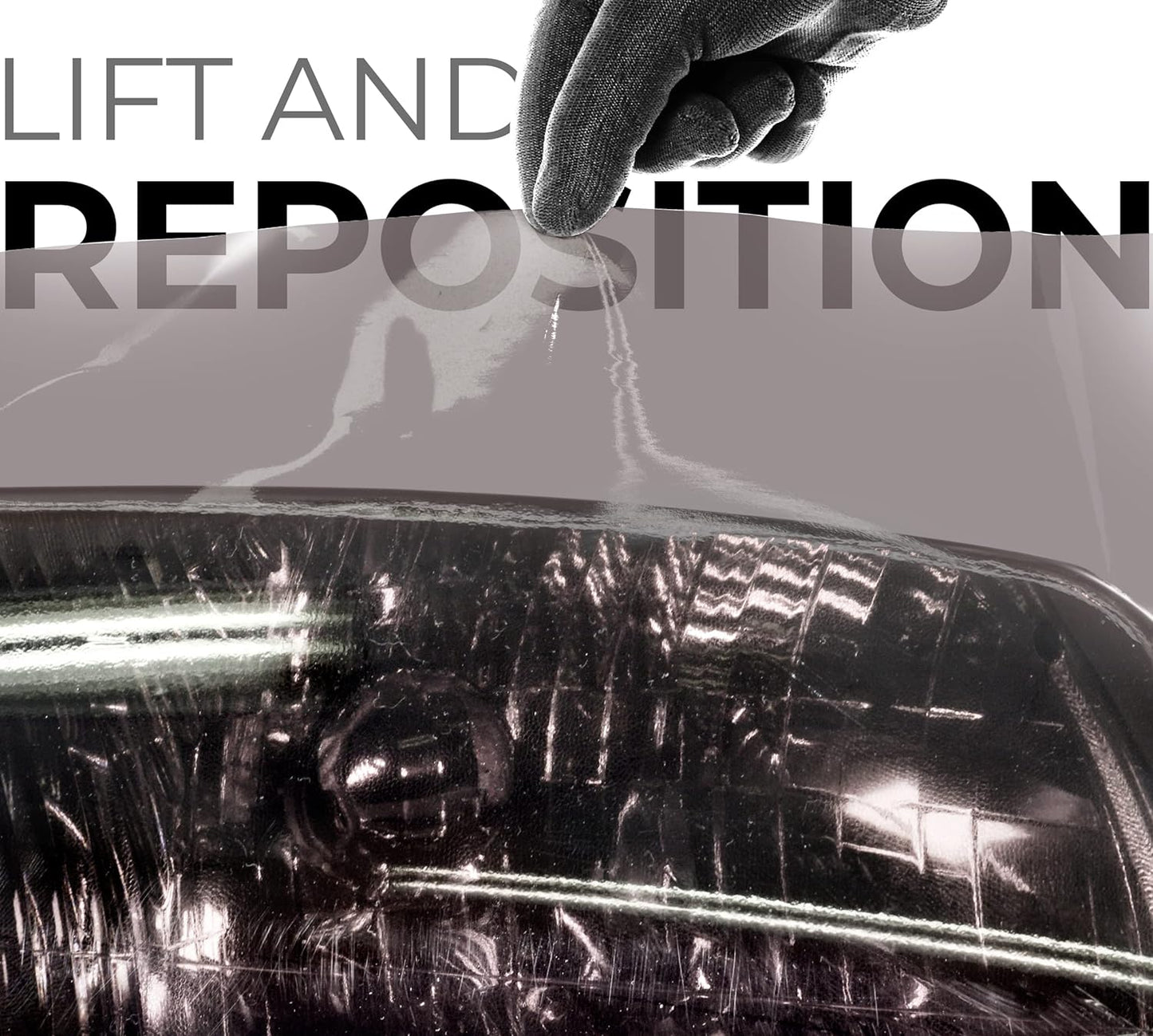 VViViD Smoke Black Adhesive Headlight Wrap Tinting Vinyl 16 Inch x 48 Inch Roll (2 Roll Pack)