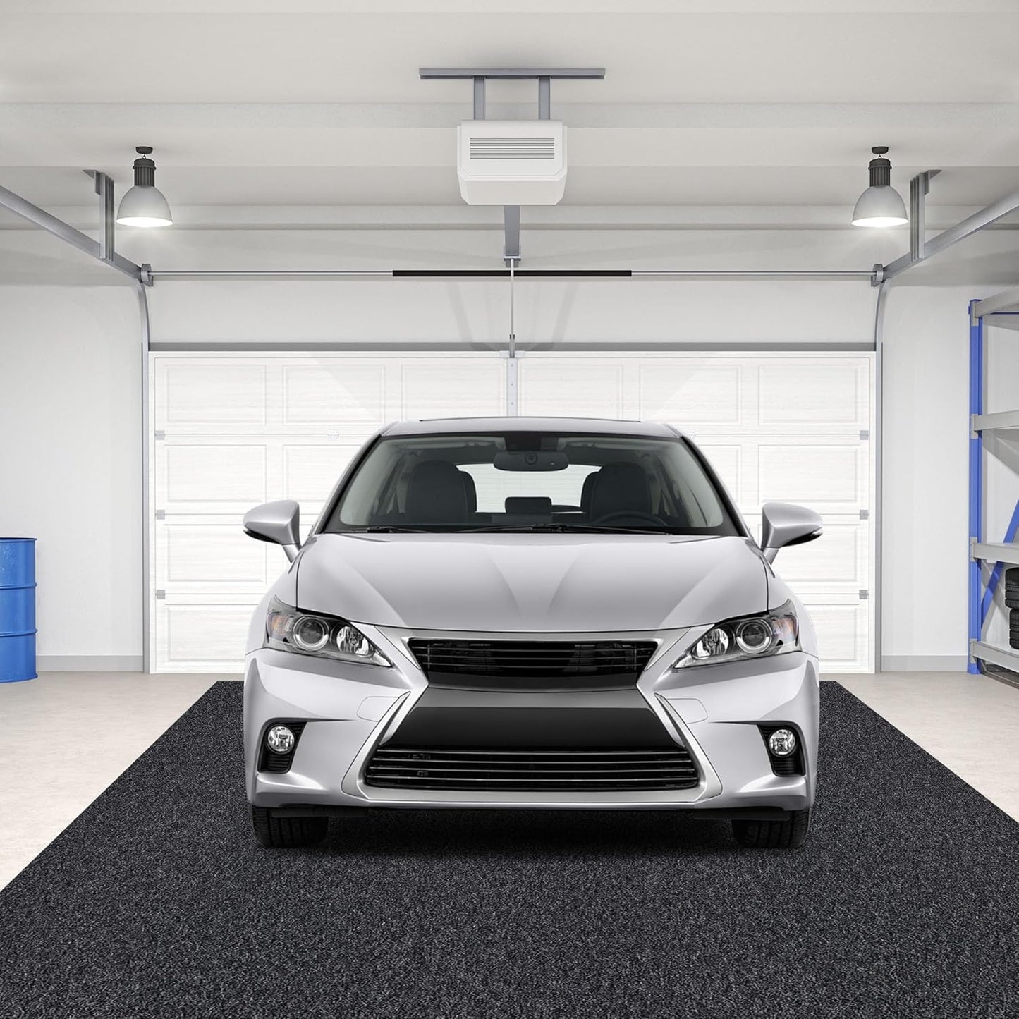 Oil Spill Mat - 96" x 48" Absorbent Oil Garage Floor Mat for Under Car - Protect Driveway from Drips, Spills, Stains, Reusable & Durable Garage Floor Protection Mat with Waterproof Backing