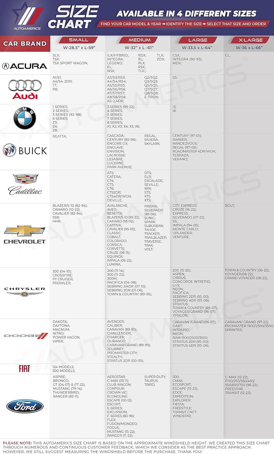 Autoamerics 1-Piece Windshield Sun Shade Grunge B&W American Flag USA Design - Foldable Car Front Window Sunshade for Most Sedans SUV Truck - Blocks Max UV Rays and Keeps Your Vehicle Cool - Large