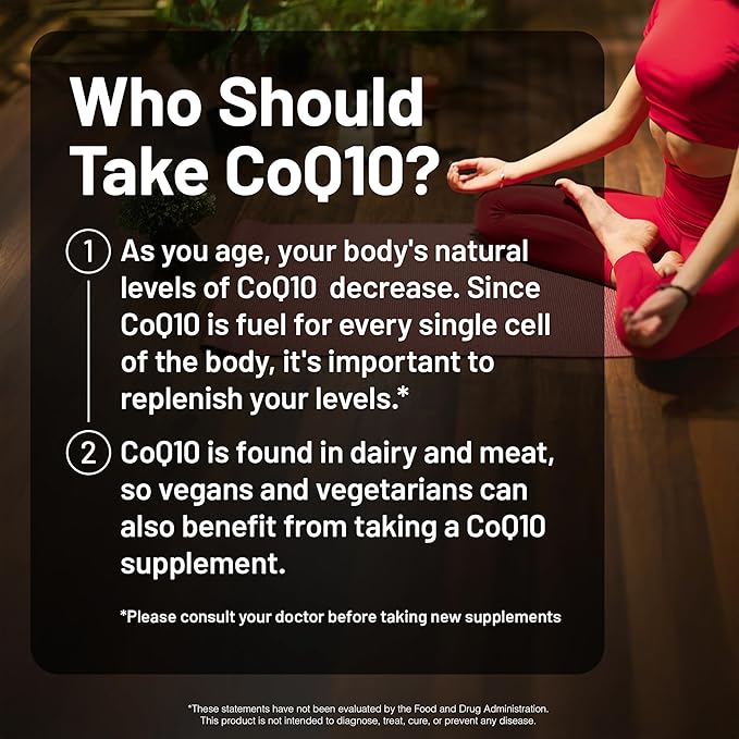NatureWise CoQ10 200mg + Black Pepper Softgels - High Absorption Coenzyme Q10 + Black Pepper - Antioxidant for Heart Health + Cellular Energy - Vegan, Non-GMO, Gluten-Free - 30 Count[30-Day Supply]