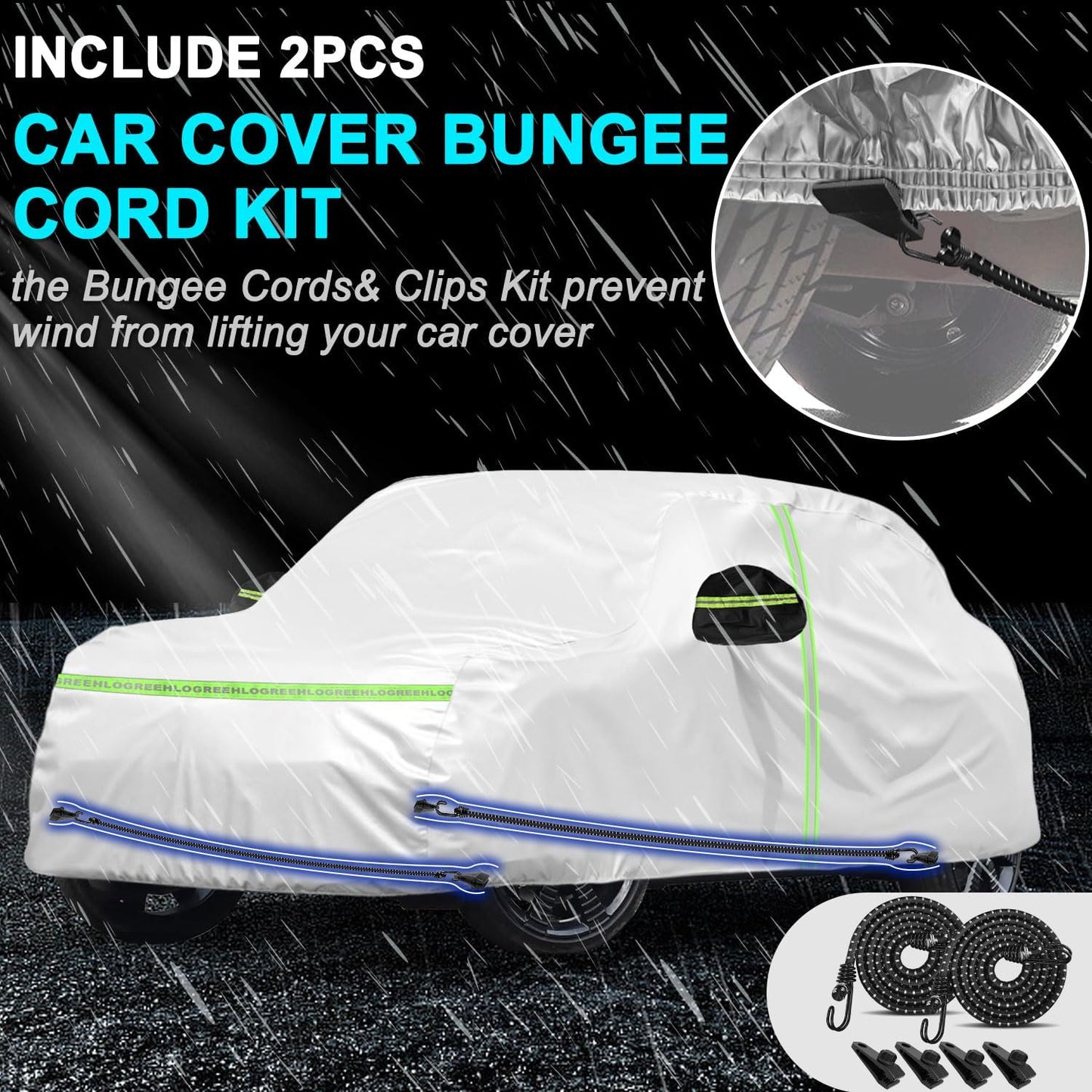 Car Cover for 2002-2025 Mini Cooper/Cooper S/Hardtop/Convertible 2-Door,Full Exterior Car Covers for Automobiles All Weather Waterproof Heavy Duty,Zipper/Cotton Rain UV Proof Custom fit【210T Taffeta】