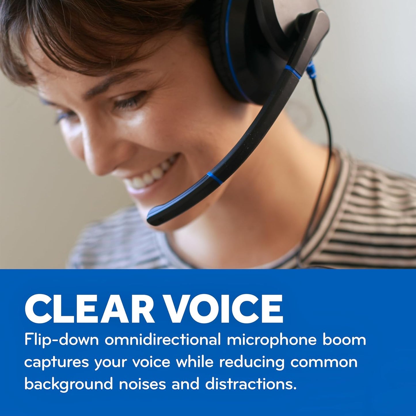 ThinkWrite Technologies / TWT Audio Duro, TW210 (2nd Gen) | Premium Over-Ear Wired Black Headset with Noise Reducing Microphone (3.5mm Jack)