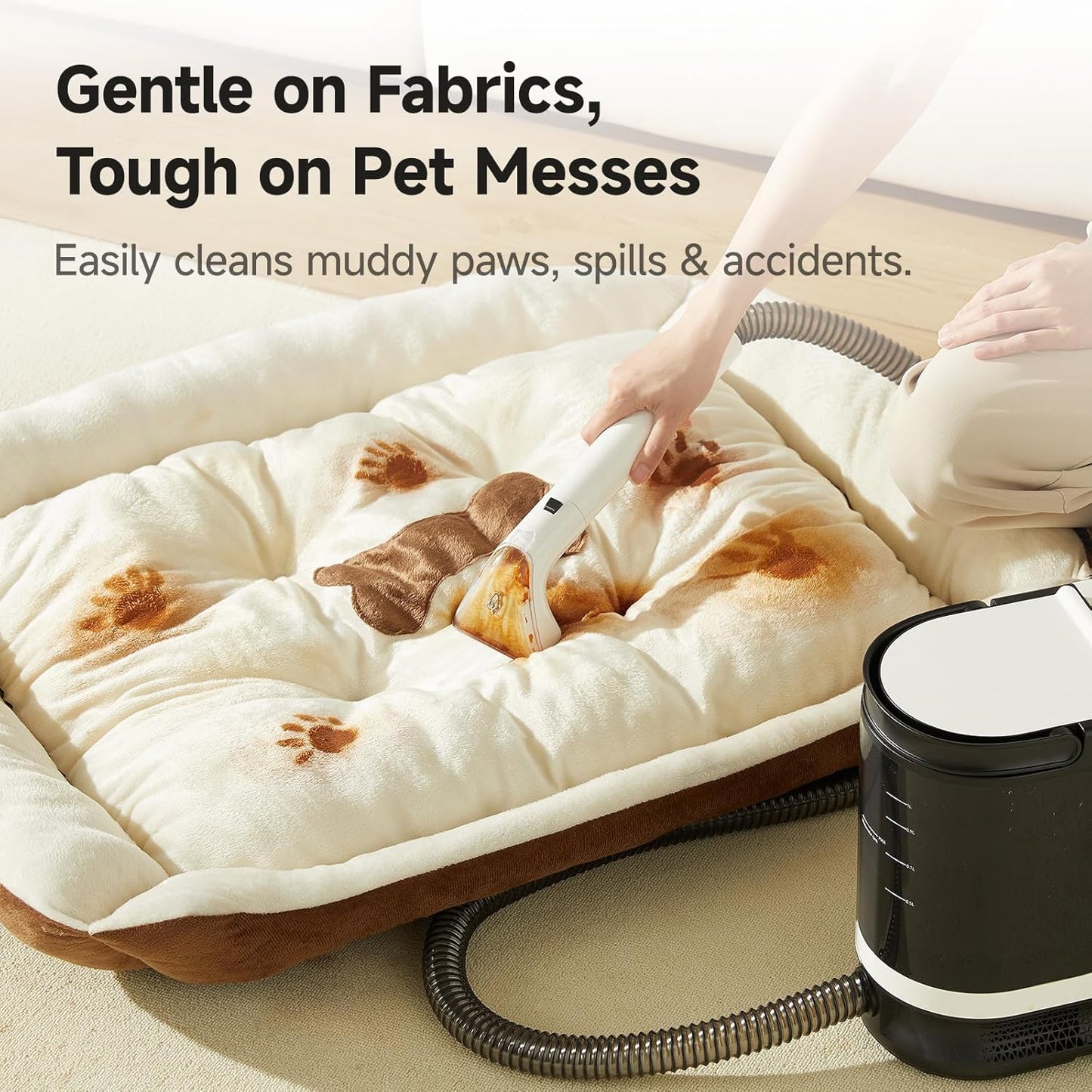 uwant Portable Carpet Cleaner 18Kpa Powerful Suction Spot Upholstery Cleaner for Deep Cleaning Self-Cleaning Carpet Cleaner Machine with Exclusive Specialty Tools (Pro 18Kpa)