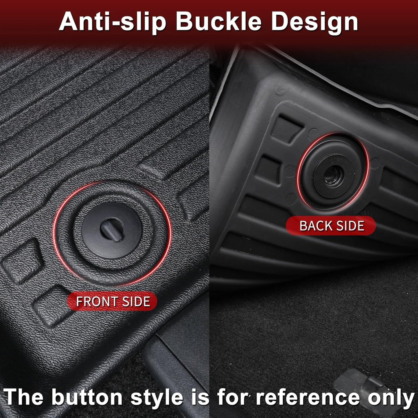 All Weather Floor Mats Fit for Mazda CX-70 & CX70 PHEV 2025 Custom Fit Waterproof Anti-Slip Rubber Car Mats CX-70 Accessories