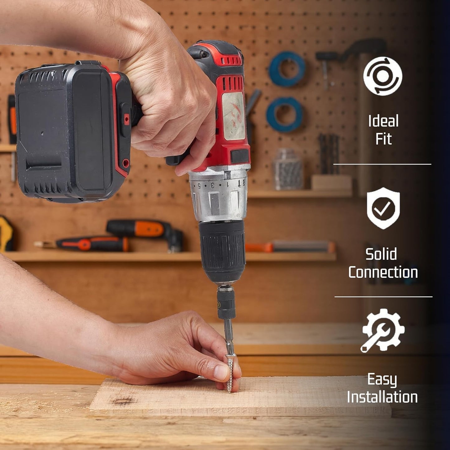 Bolt Dropper 25 Pack #14 x 1-1/2 Inch Stainless Steel Screws - Flat Head Phillips Wood Screw - 18-8 (304) Corrosion-Resistant - Heavy Duty Deck Screws for Indoor and Outdoor Use