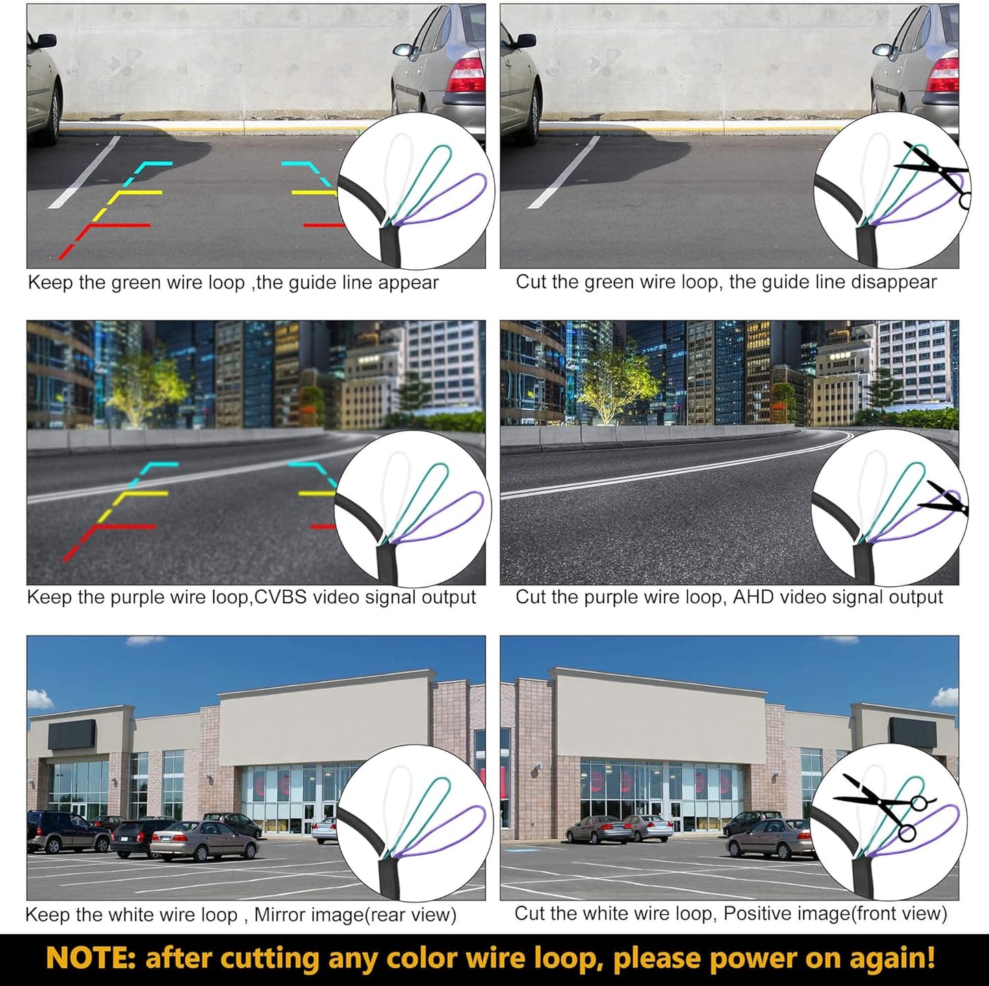 NATIKA Backup/Front View Camera: No Distorted Affect Starlight Night Vision HD Waterproof 720P AHD and TVI Hitch Backup/Reverse/Rear View Camera License Plate for Cars Pickup Trucks SUV RV Van