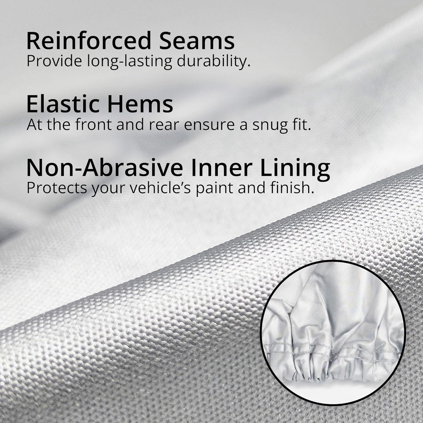 Car Covers Weatherproof Max Truck Cover & Warranty Compatible with Ford 2006-2019 F-150 Crew Cab, 6.5 with Camper Shell– Outdoor Cover, Prevents Theft with Cable Lock