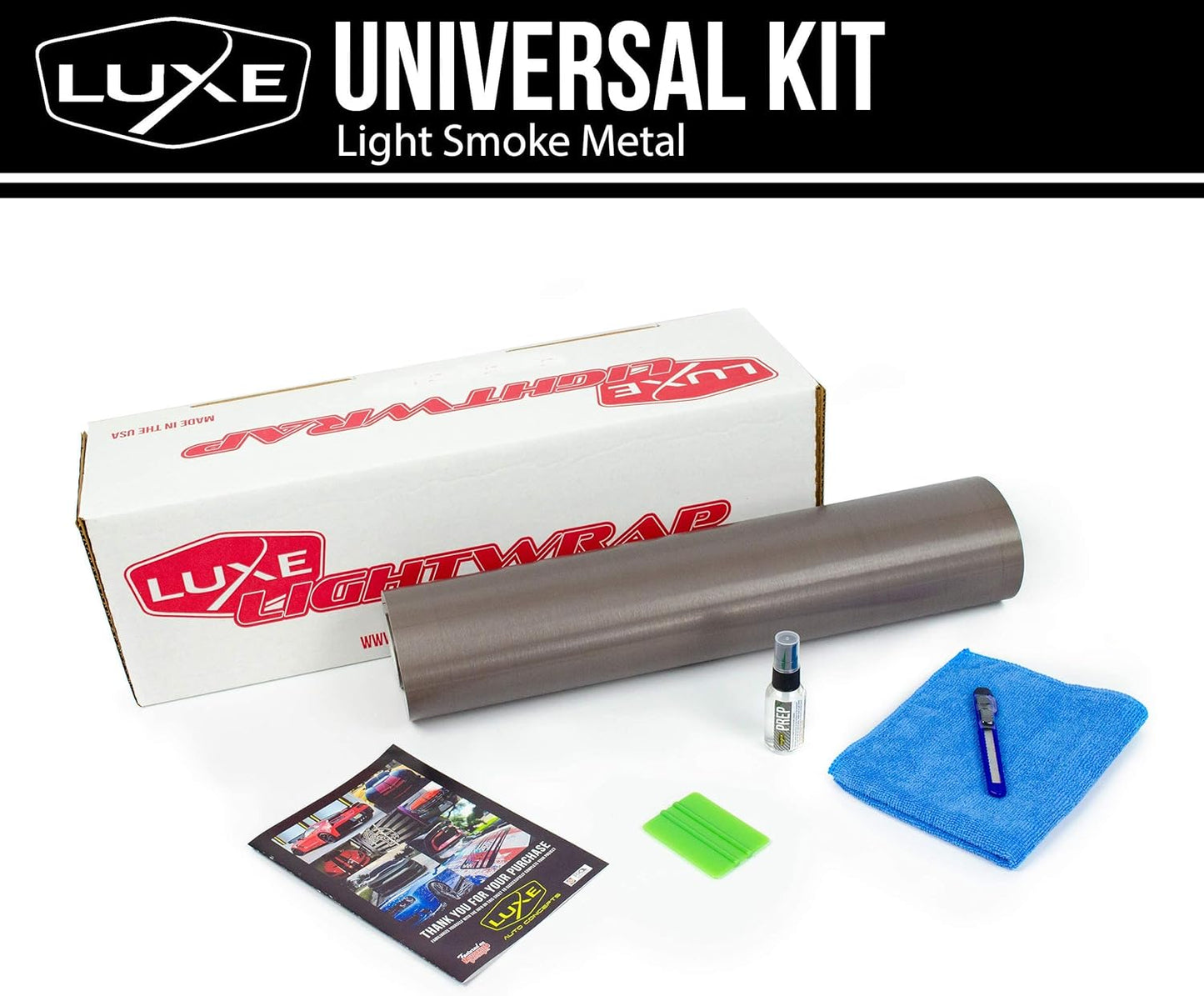 Luxe LightWrap Light Metal Universal Headlight Tail Light Tint Kit (20” x 1 Yard)