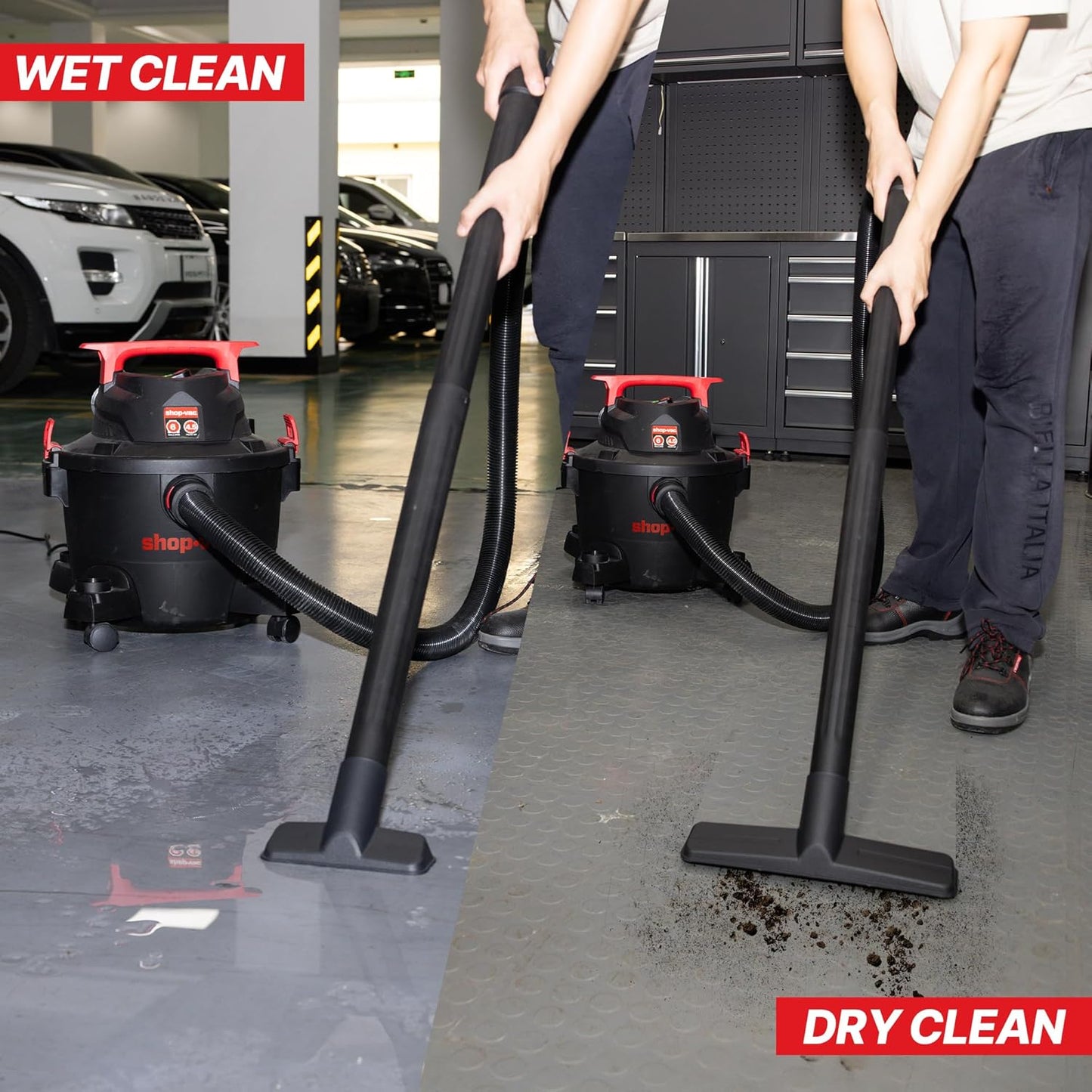 Shop-Vac 6 Gallon Wet/Dry Vacuum, 4.5 Peak HP Shop Vacuum with Blower, 1-7/8 Inch Diameter x 6 Foot Hose, 10 Foot Cord, Ideal for Jobsite, Garage, Workshop & Home