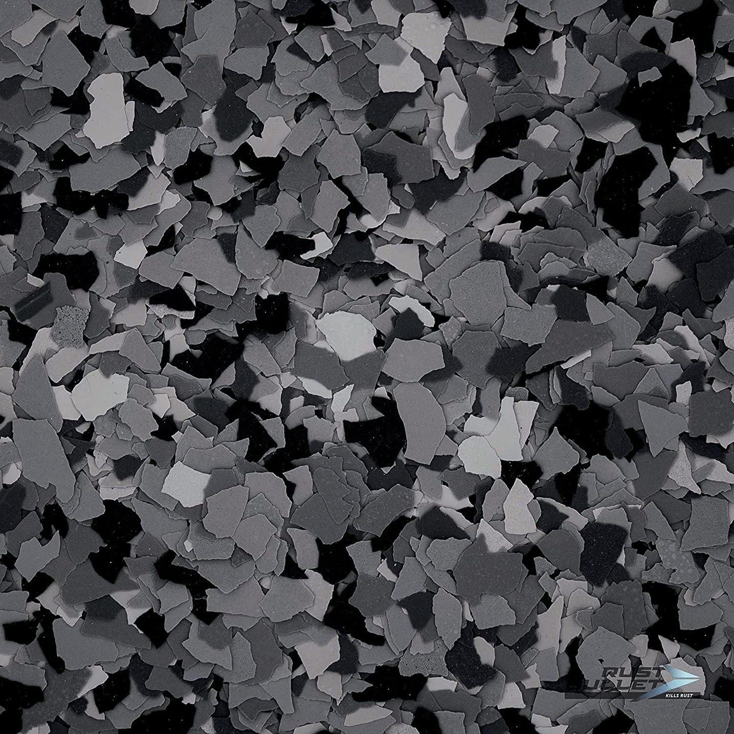 RUST BULLET Decorative Color Flakes - Twilight Blend - Customize Concrete Floors with 1 LB of Durable, UV-Resistant Vinyl Chips for Stunning, Long-Lasting Designs