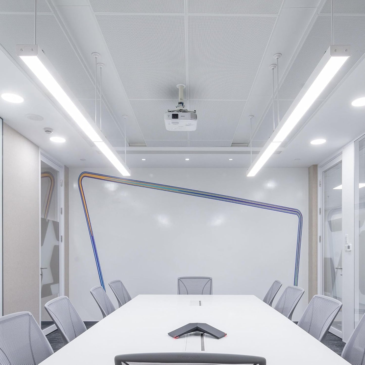 4FT LED Shop Light，Led Garage Ceiling Lights, LED Workbench Light，LED Wraparound Light Fixture,Hanging or Suface Mount,Office Ceiling Light for Garage, Office, Kitchen