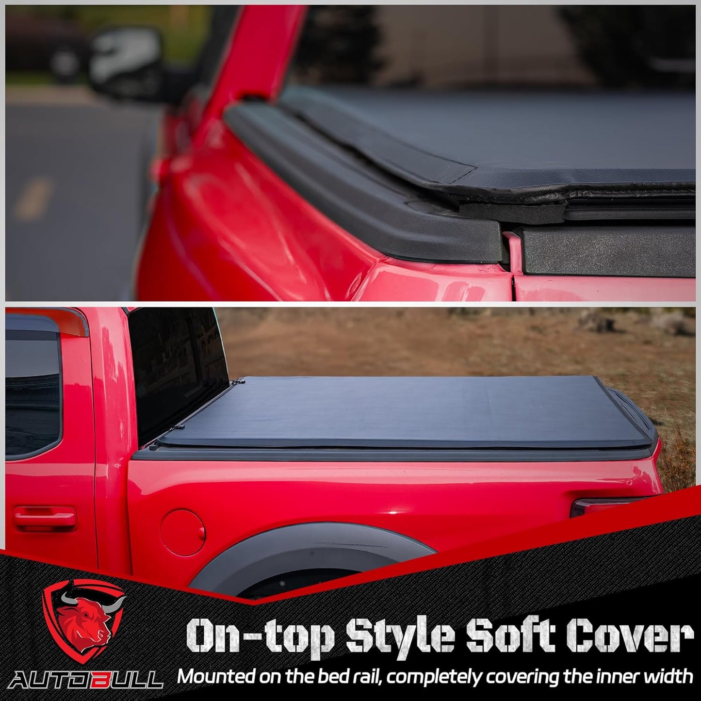 Soft Quad Fold tonneau Cover Compatible with 2022-2025 Toyota Tundra 6.5ft Bed, Vinly Top Alloy Steel Structure