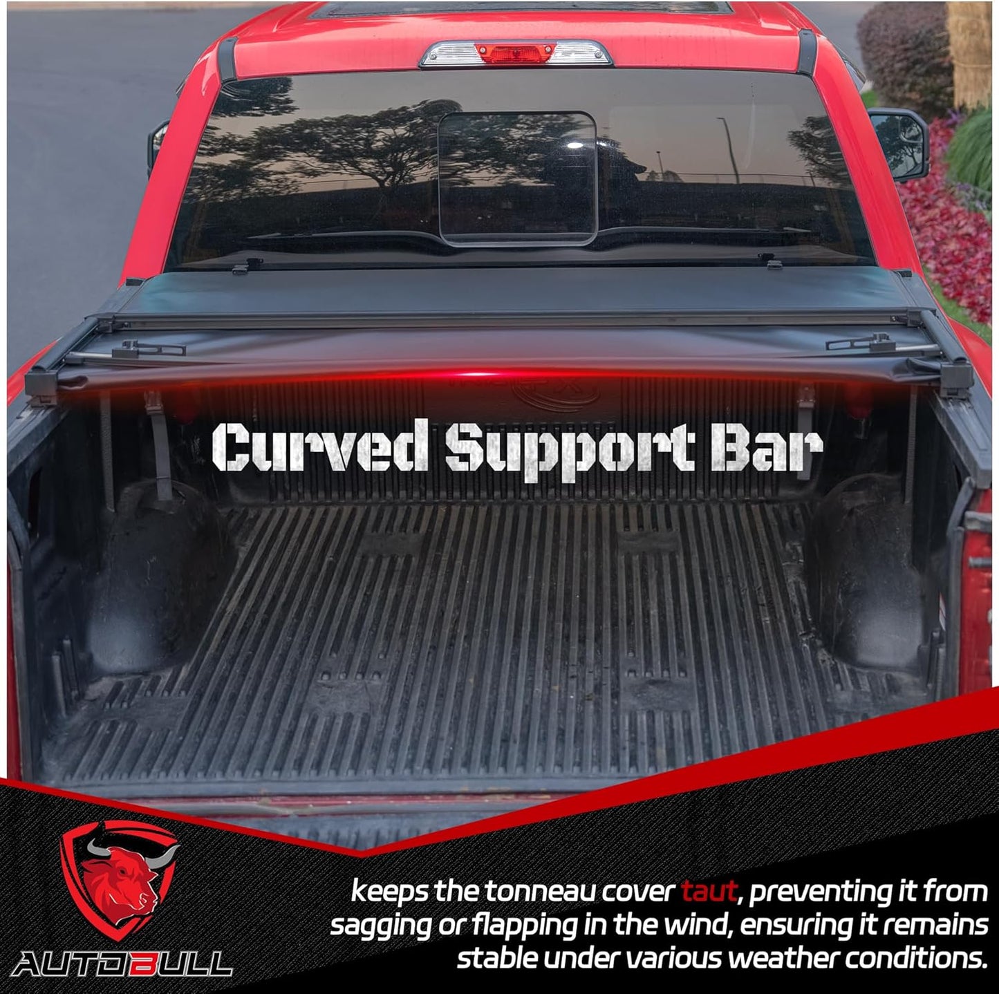 Soft Tri Fold Tonneau Cover Compatible with 2007-2021 Toyota Tundra(Excl. Trail Edition) 5.5ft Bed (66.7"), Vinly Top Alloy Steel Structure