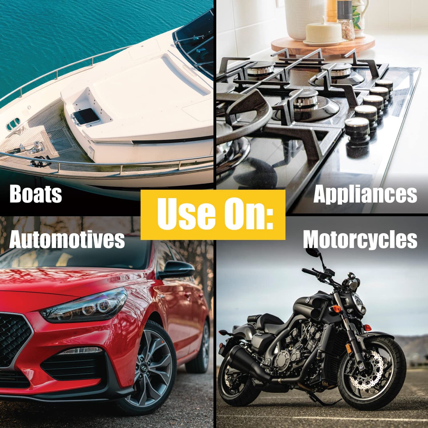 Flitz Car Buffing Kit (Basic) - USA-Made Car Care Kits for Vehicles - Includes 1lb Polish, 5" Buff Ball & 4 Microfiber Cleaning Cloths - Car Polishers and Buffers Kit to Remove Rust, Oxidation, & More