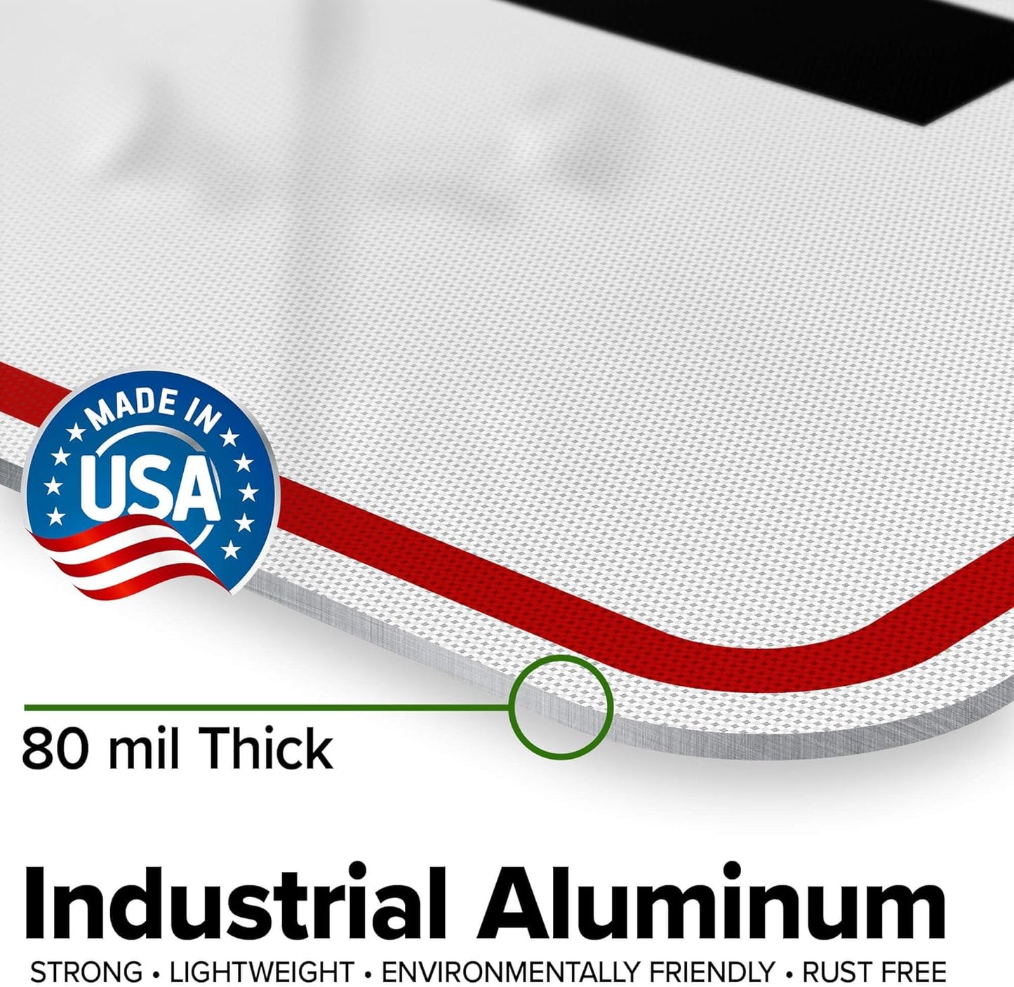 Custom Sign, Custom Sign for Business, Indoor/Outdoor use. 24x30 Inches, 3M EGP Reflective, Rust Free .080 Aluminum, Fade Resistant, Made in USA by My Sign Center (Header)