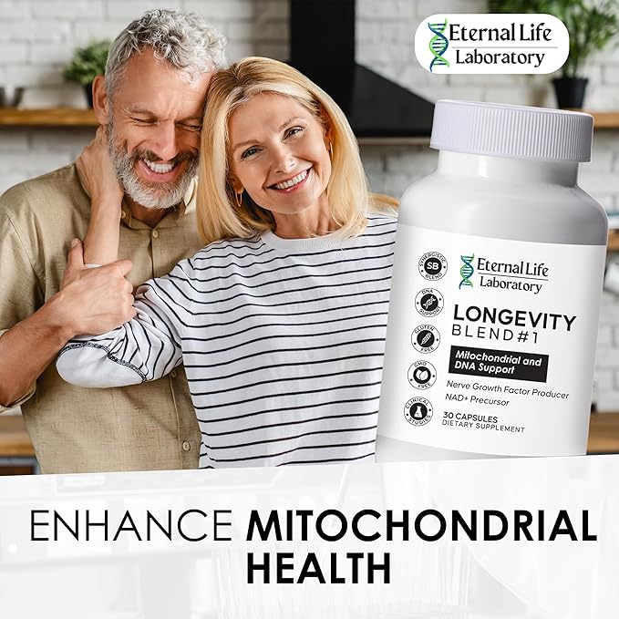 NAD+ Supplement with CoQ10 200mg, PQQ, Nicotinamide Riboside, Shilajit for Anti Aging Skin & Cell Vitality Longevity Blend #1 Made with Himalayan Shilajit and NAD - 30 Veggie Capsules