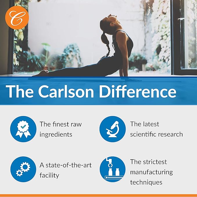 Carlson - Nutra-Support Bone, Calcium, Magnesium & Vitamin D3, Bone Health, Calcium Absorption & Optimal Wellness, 180 Softgels