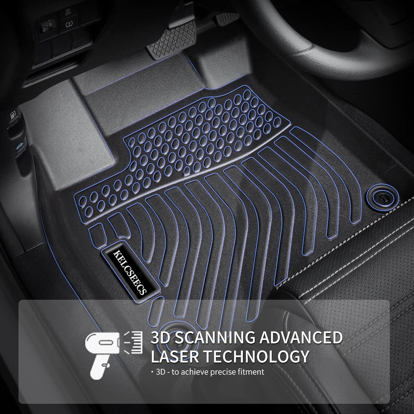 KELCSEECS® 2026 2025 Chevy Trailblazer(FWD) Floor Mats,2024 2023 2022 2021 Chevy Trailblazer(FWD) Floor Mats & Cargo Liner(Only Cargo in Upper Deck Position) Accessories