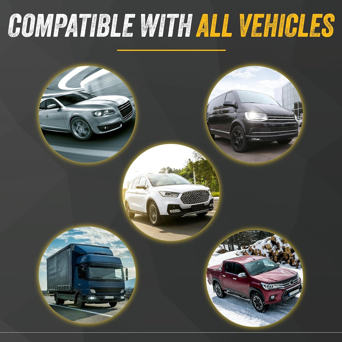 GOODYEAR Heavy Duty Jumper Cables for Car Battery – 2 Gauge 20 ft Booster Cables with Carrying Case for Cars, Trucks, SUVs, Emergency Roadside Kit