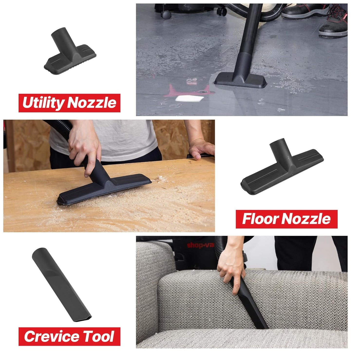 Shop-Vac 6 Gallon Wet/Dry Vacuum, 4.5 Peak HP Shop Vacuum with Blower, 1-7/8 Inch Diameter x 6 Foot Hose, 10 Foot Cord, Ideal for Jobsite, Garage, Workshop & Home