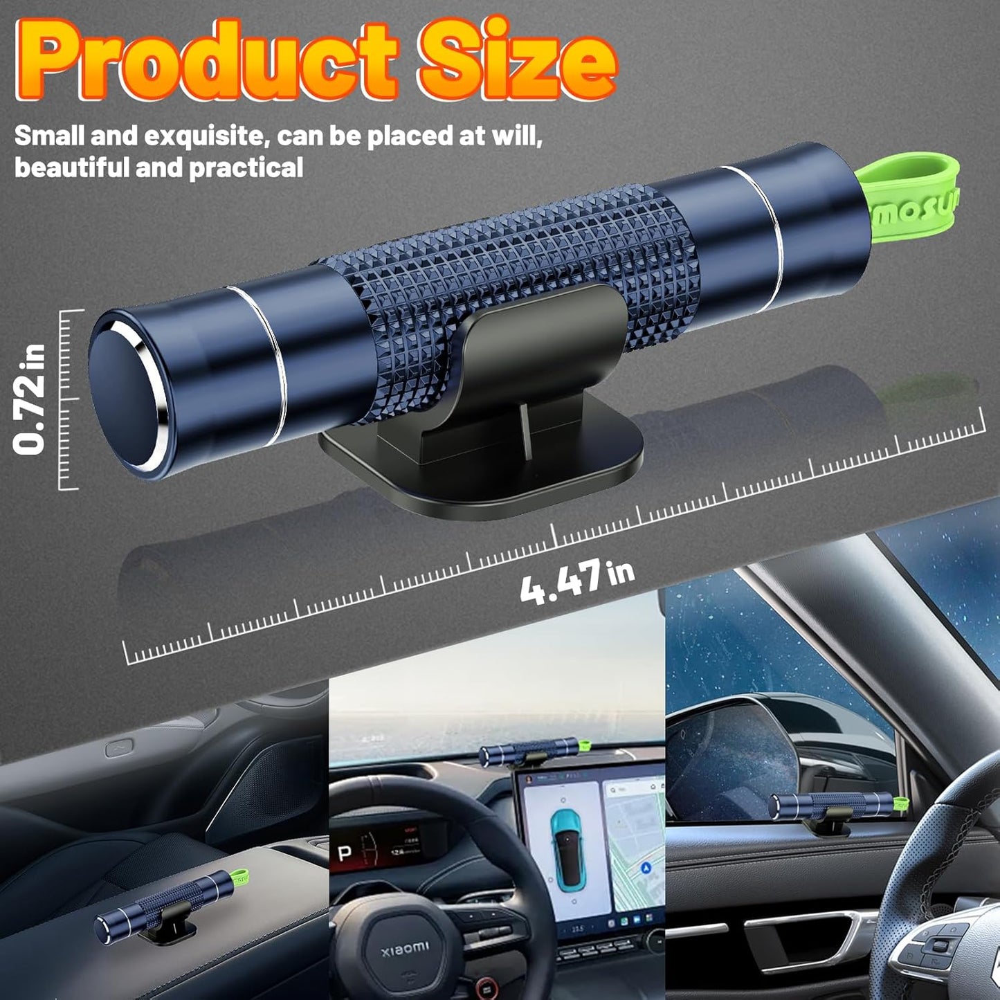 Window Breaker - SafeHammer Glass Breaker Under Water, Upgraded Antiskid, Car Hammer Seatbelt Cutter Car Window Breaker Emergency Escape Tool, Safe hammer Glass Breaker for New Cars (2PCS Blue)