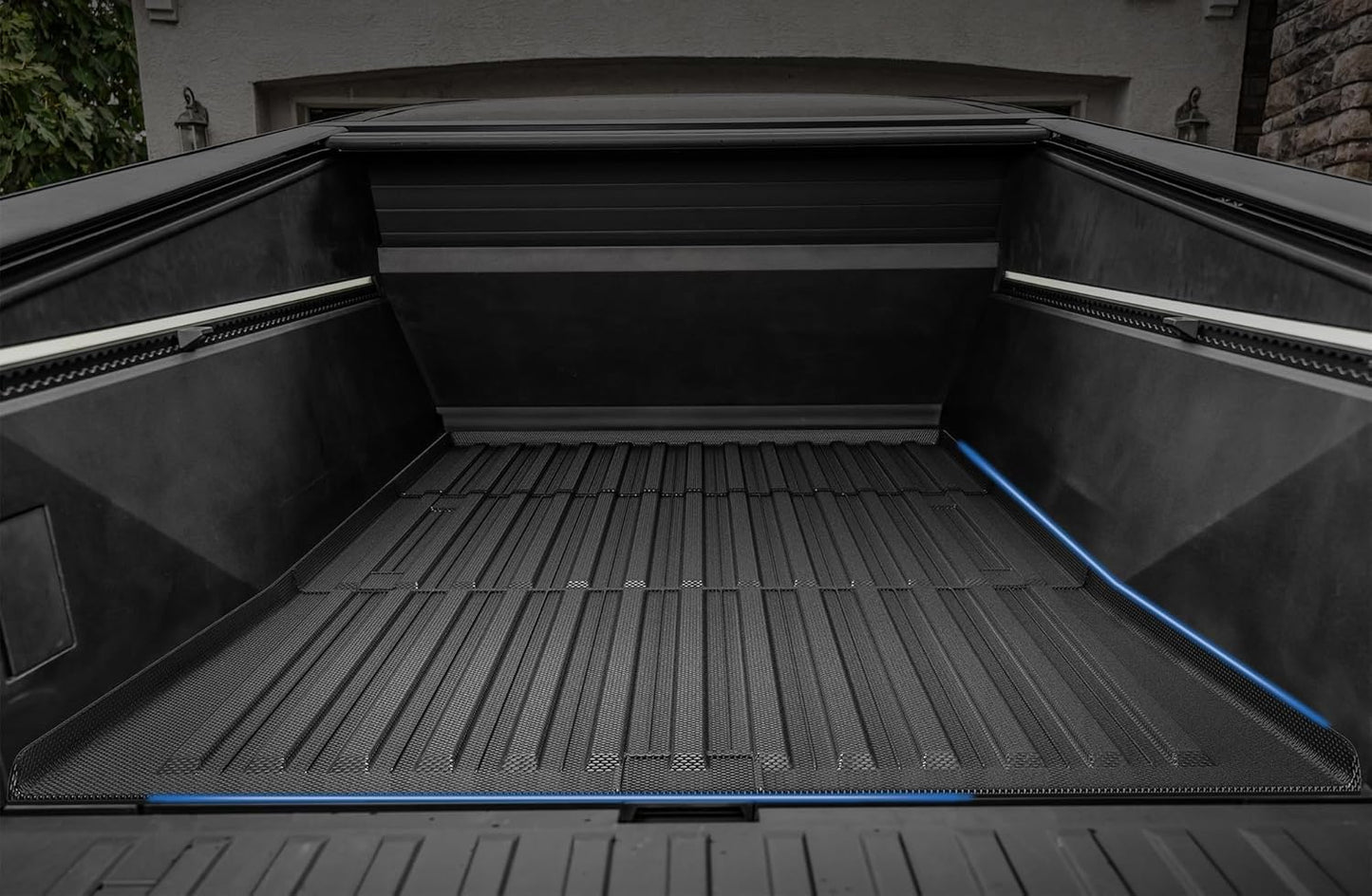 OEDRO Truck Bed Mat Fit for 2023 2024 2025 Tesla Cybertruck, TPE All Weather Protection Heavy Duty Pickup Truck Bed Liner for 2024 Tesla Cybertruck Accessories, Black