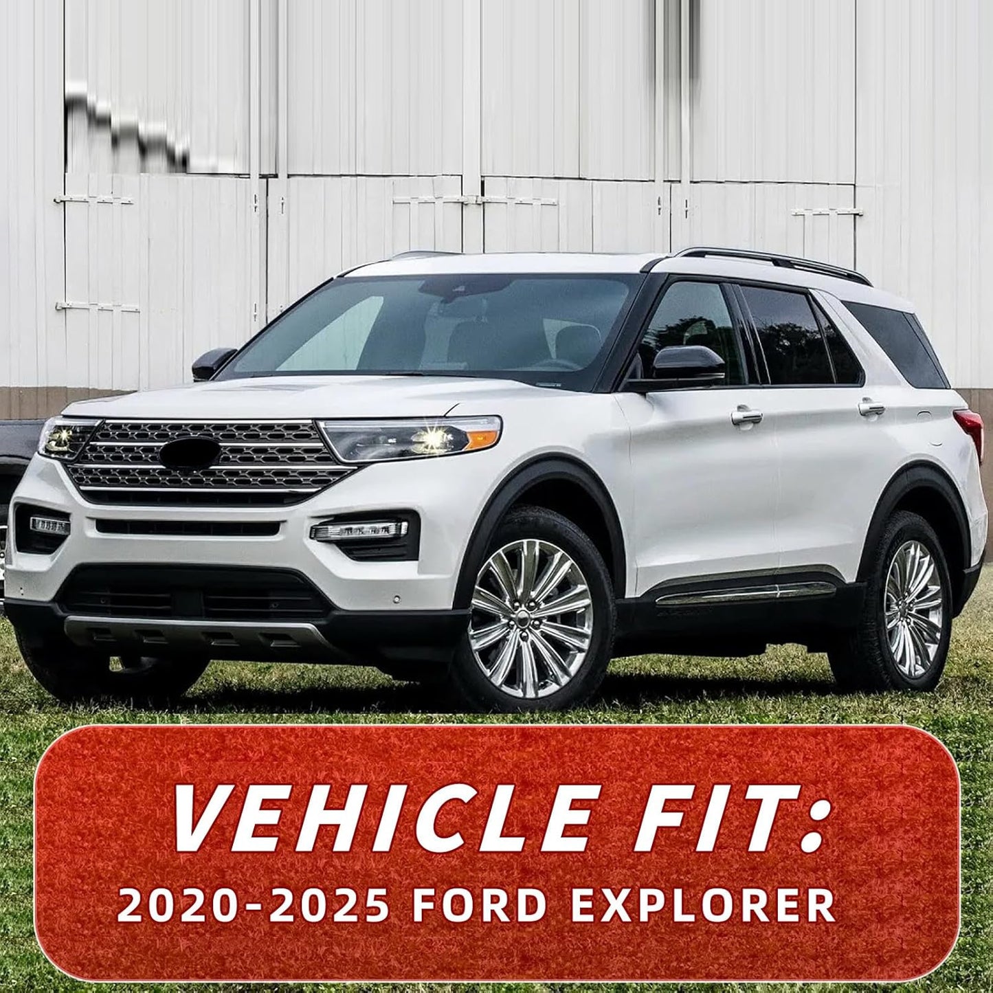 in Channel Window Visors for Ford Explorer 2020 2021 2022 2023 2024 2025, Durable Rain Guards, Vent Window Visors Shades, Wind Deflectors for 20-25 Explorer, 4PCS