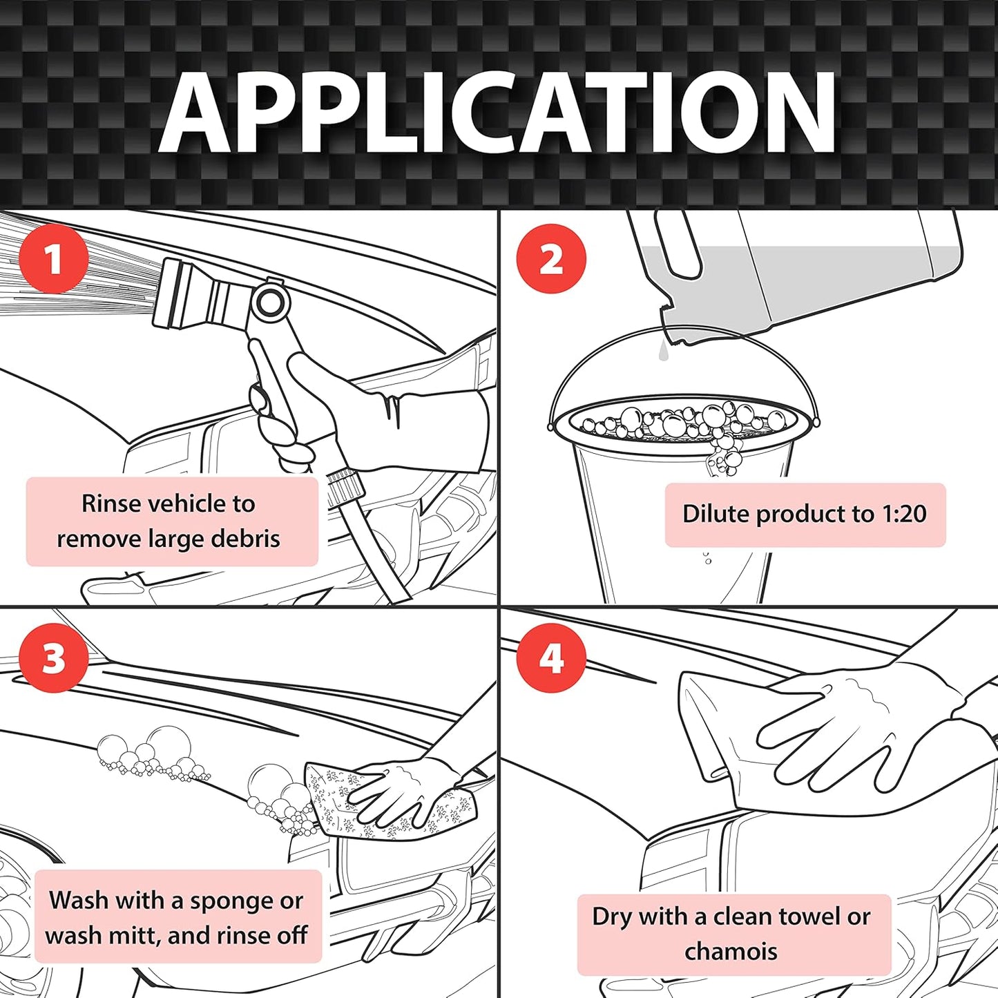 Malco Ultra Violet Premium Wash'n Wax – Best 2-In-1 Car Wash and Wax/Cleans and Provides A Durable, High-Gloss Shine in One Fast and Easy Step / 1 Gallon (107101)