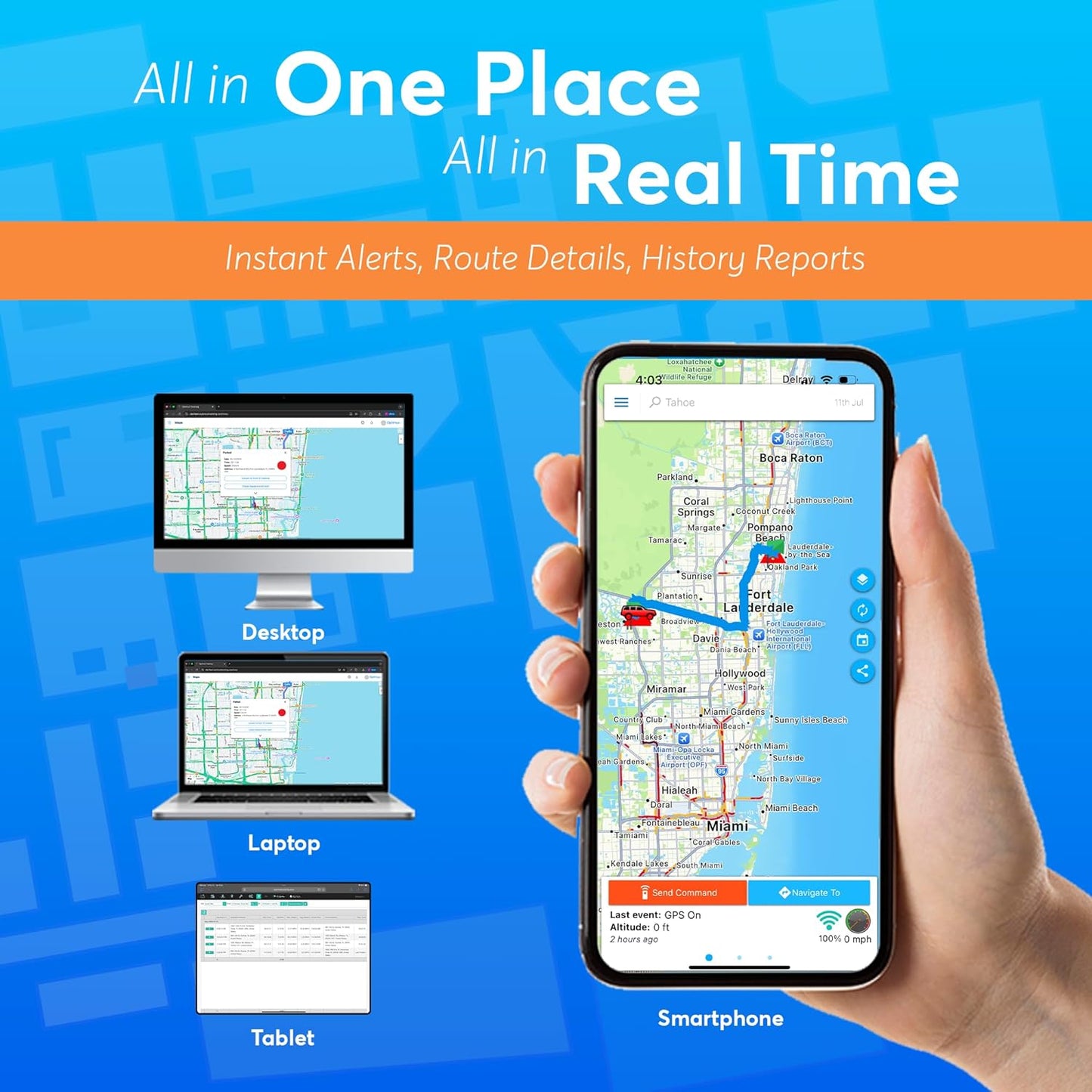 Optimus GV50MA Wired GPS Tracker for Cars and Trucks
