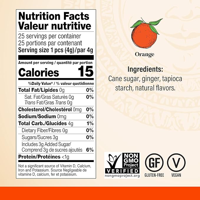 Chimes Orange Ginger Chews, 16 Ounce (Pack of 1)