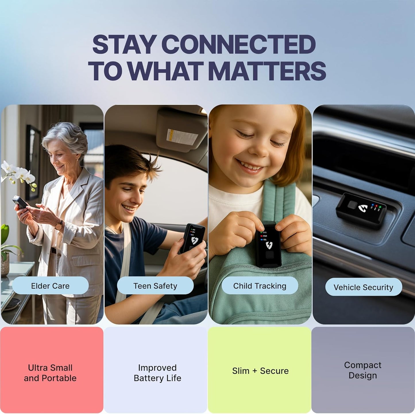 Lightning GPS GL300 GPS Tracker for Vehicles – Real-Time Location Tracking, Anti-Theft & Fleet Management, Speed & Mileage Monitoring, Wireless Hidden Device for Cars & Trucks – Subscription Required