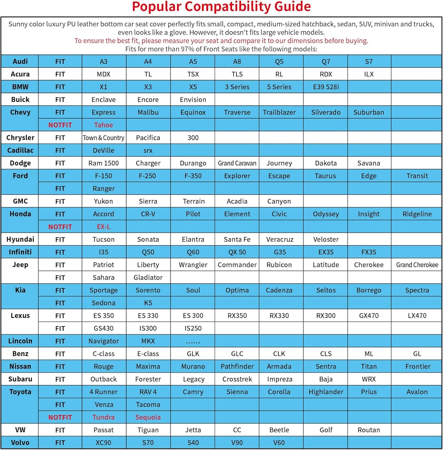 1pc Edge Wrapping Comfortable Car Front Seat Cover Cushion Pad Mat Protector, Anti-Slip Bottom Seat Cushion Cover for Auto with PU Leather(Beige)