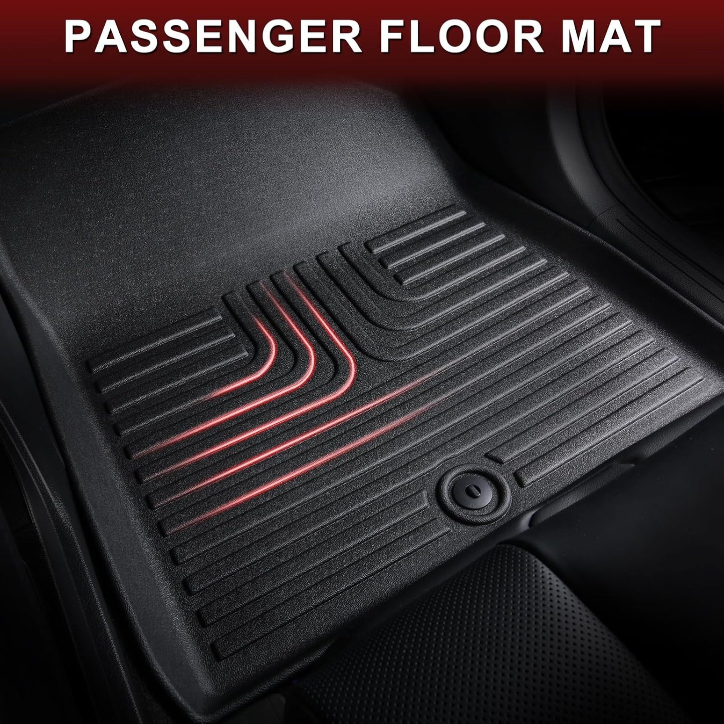 Wayhigh-All Weather Floor Mats and Cargo Liner Set Fit for 2025 Subaru Forester TPE Car Mats Waterproof Heavy Duty Rubber Floor Liners for 2025 Subaru Forester