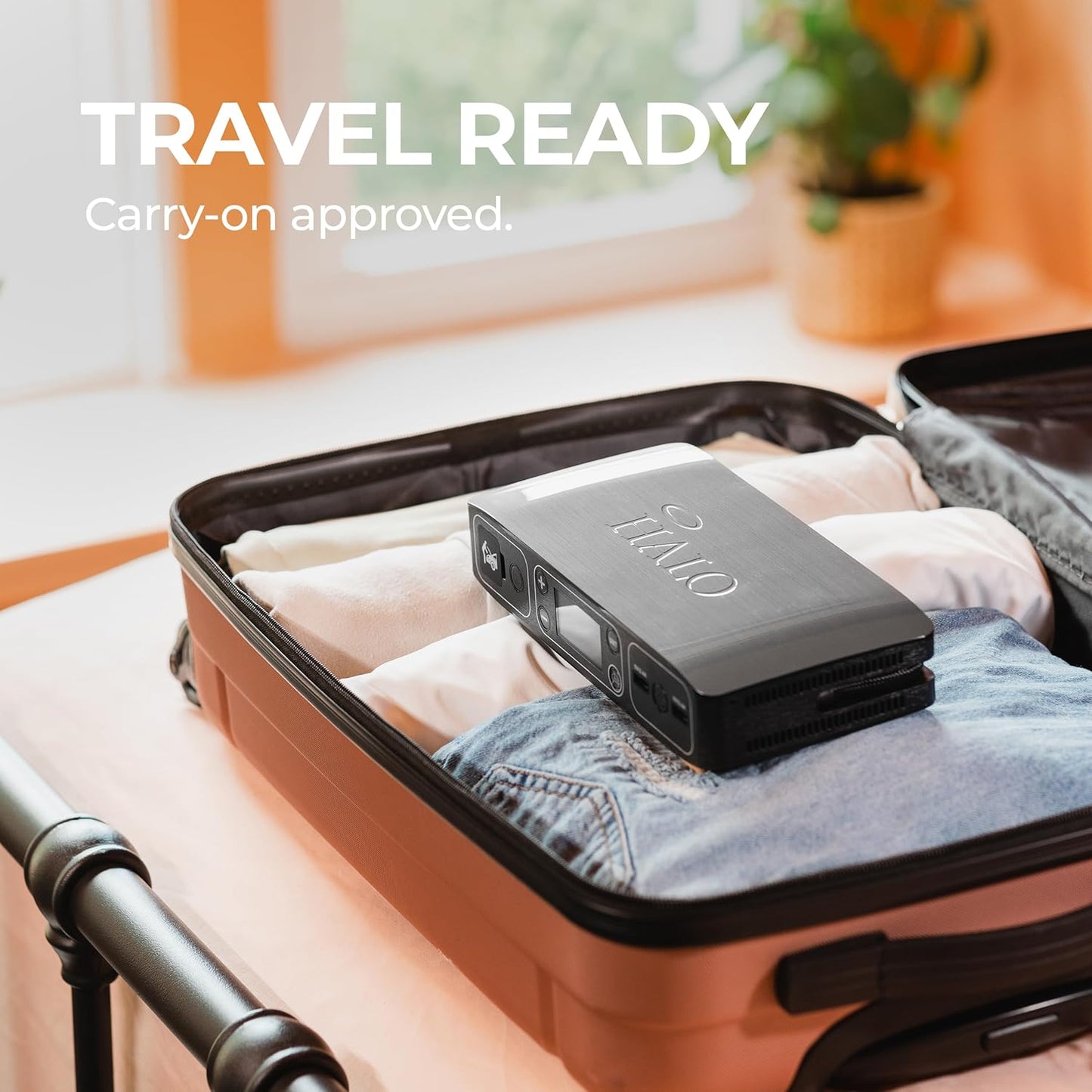 HALO Bolt Air 58830 Portable Car Battery Jump Starter | 100 PSI Air Compressor, 58.8Wh USB Power Bank, Emergency Floodlight & Charger, Jumps Cars SUVs & Trucks, Inflates Tires, TSA Approved — Camo