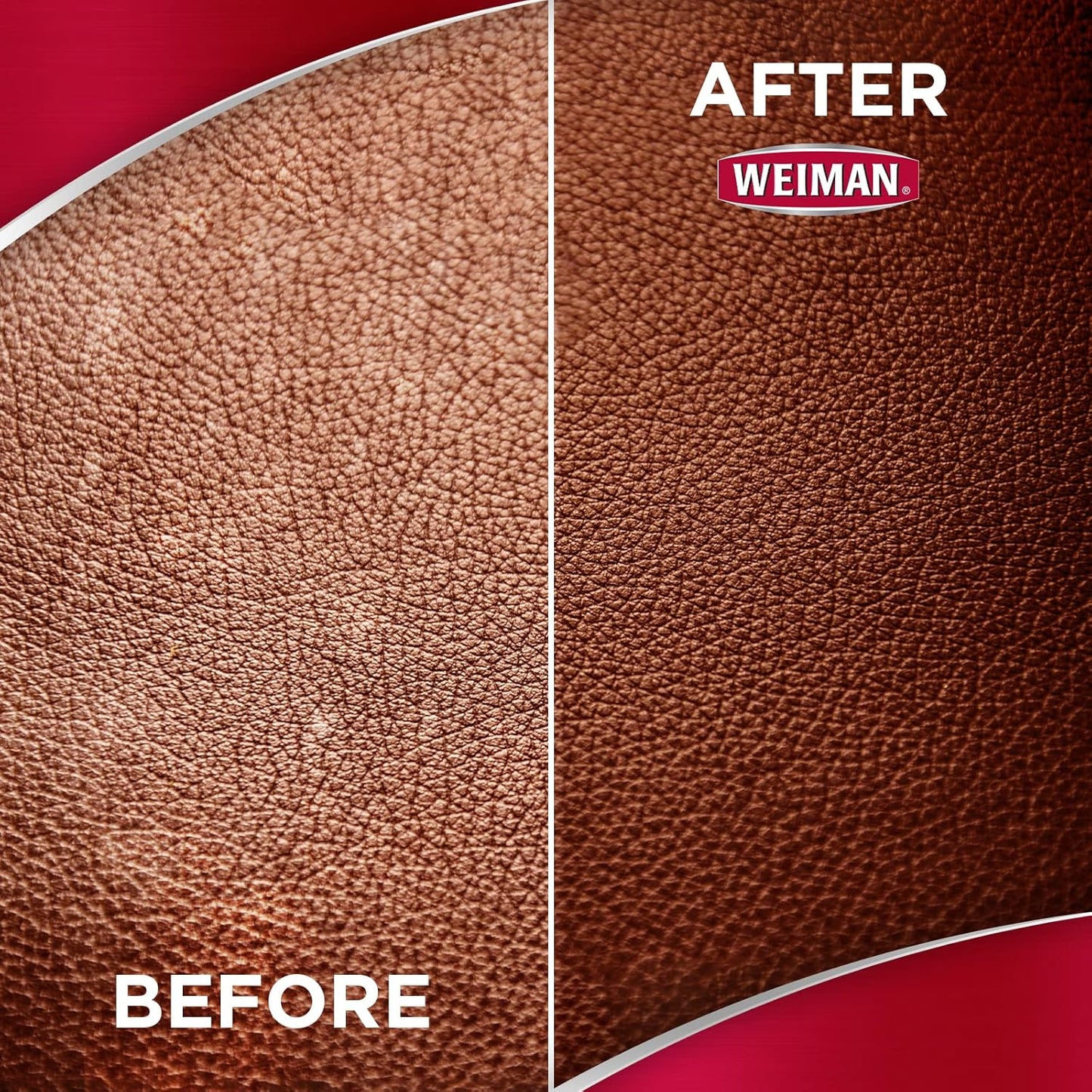 Weiman Leather Conditioner & Cleaner - Restores Surfaces, UV Protectants Help Prevent Cracking or Fading of Furniture, Sofa, Couch, Car Seats, Shoes, Purses, 6 Pack, 22 Oz